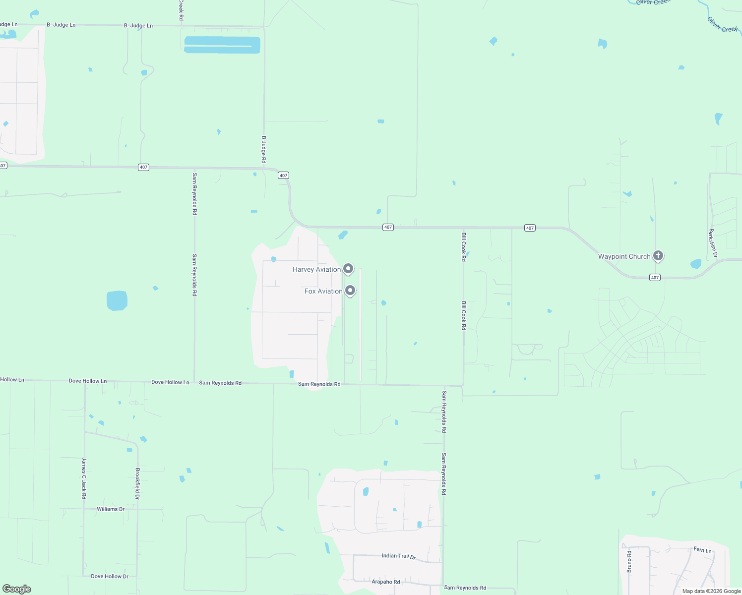 map of restaurants, bars, coffee shops, grocery stores, and more near 15663 Cessna Rd in Justin
