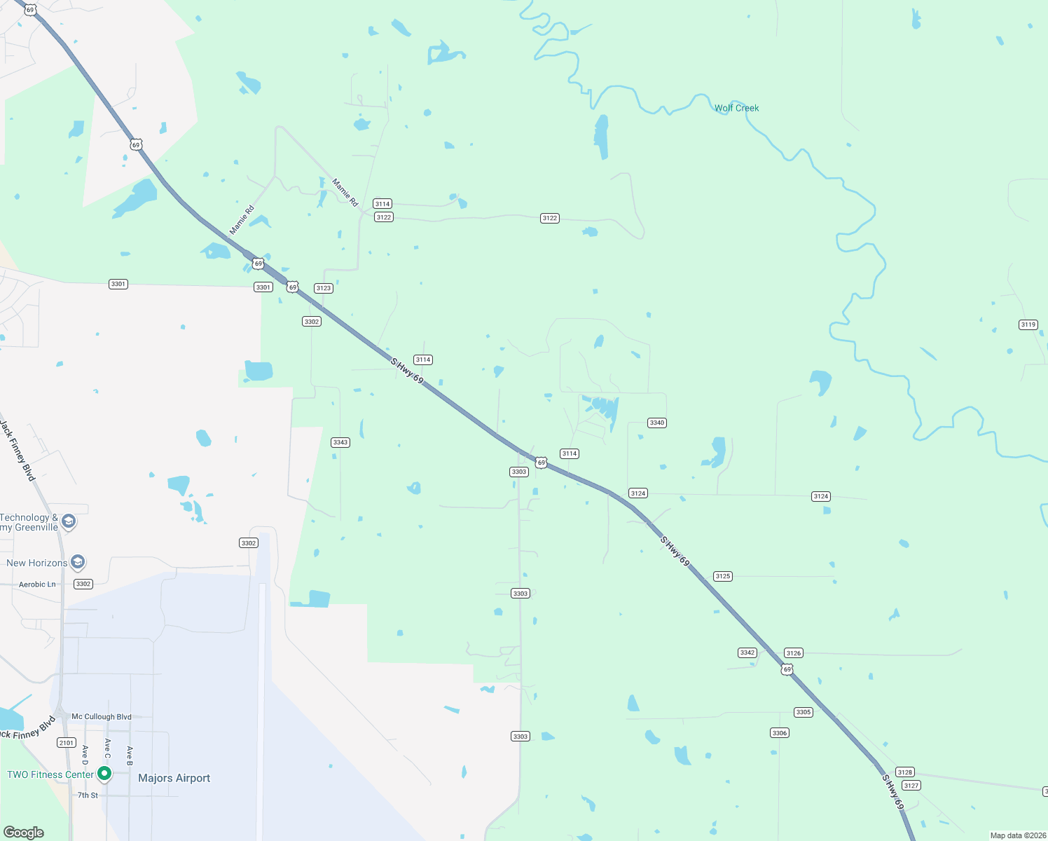 map of restaurants, bars, coffee shops, grocery stores, and more near 2739 U.S. 69 in Greenville