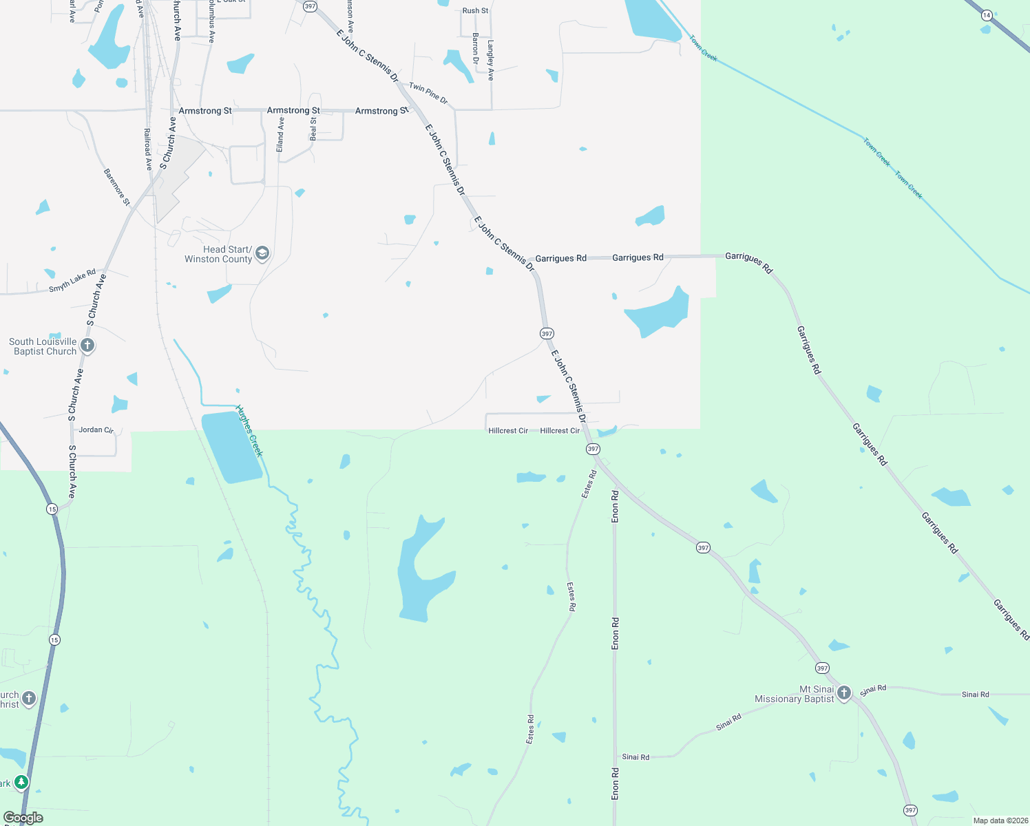 map of restaurants, bars, coffee shops, grocery stores, and more near 124 Hillcrest Circle in Louisville