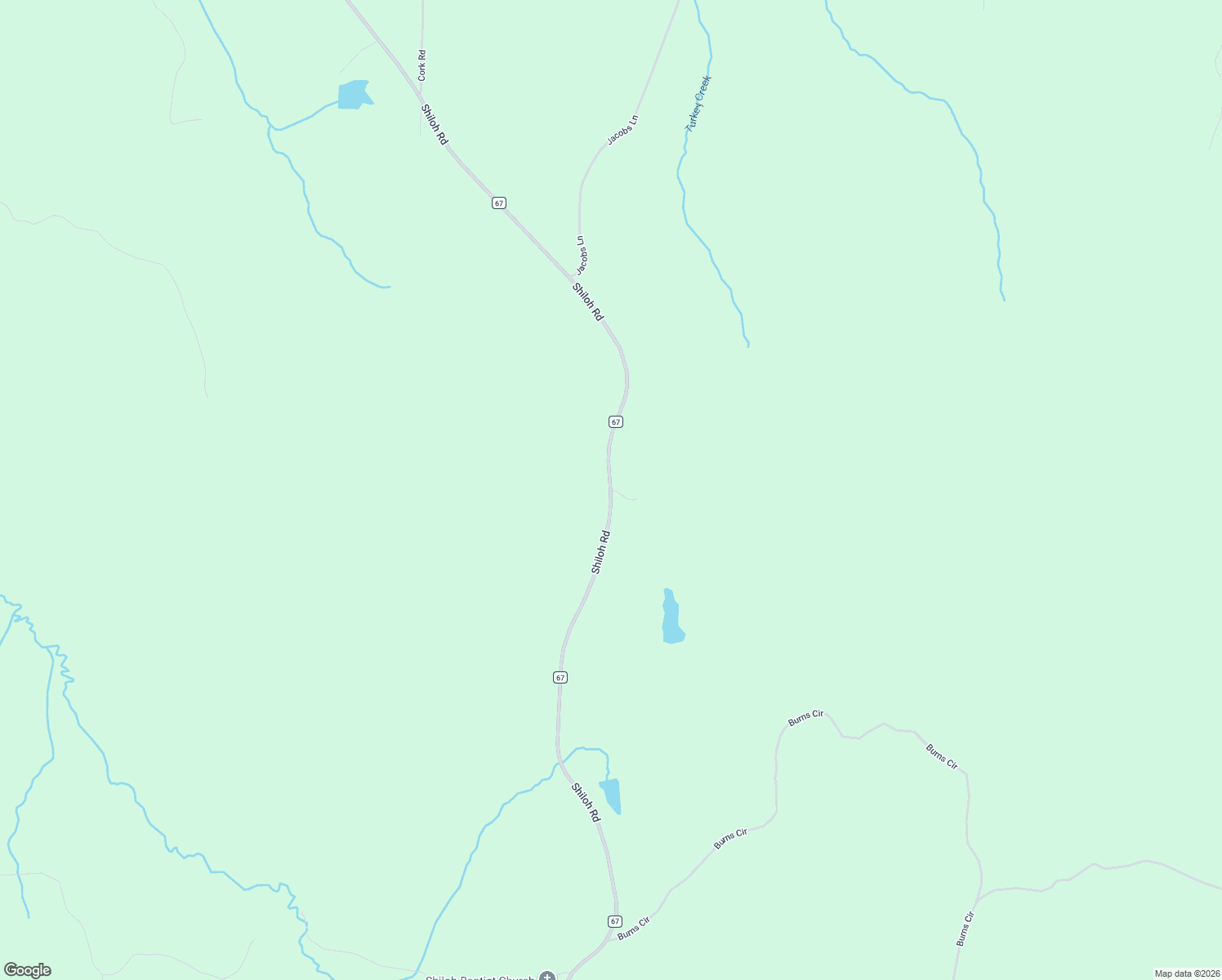 map of restaurants, bars, coffee shops, grocery stores, and more near 13369 Shiloh Road in Ralph