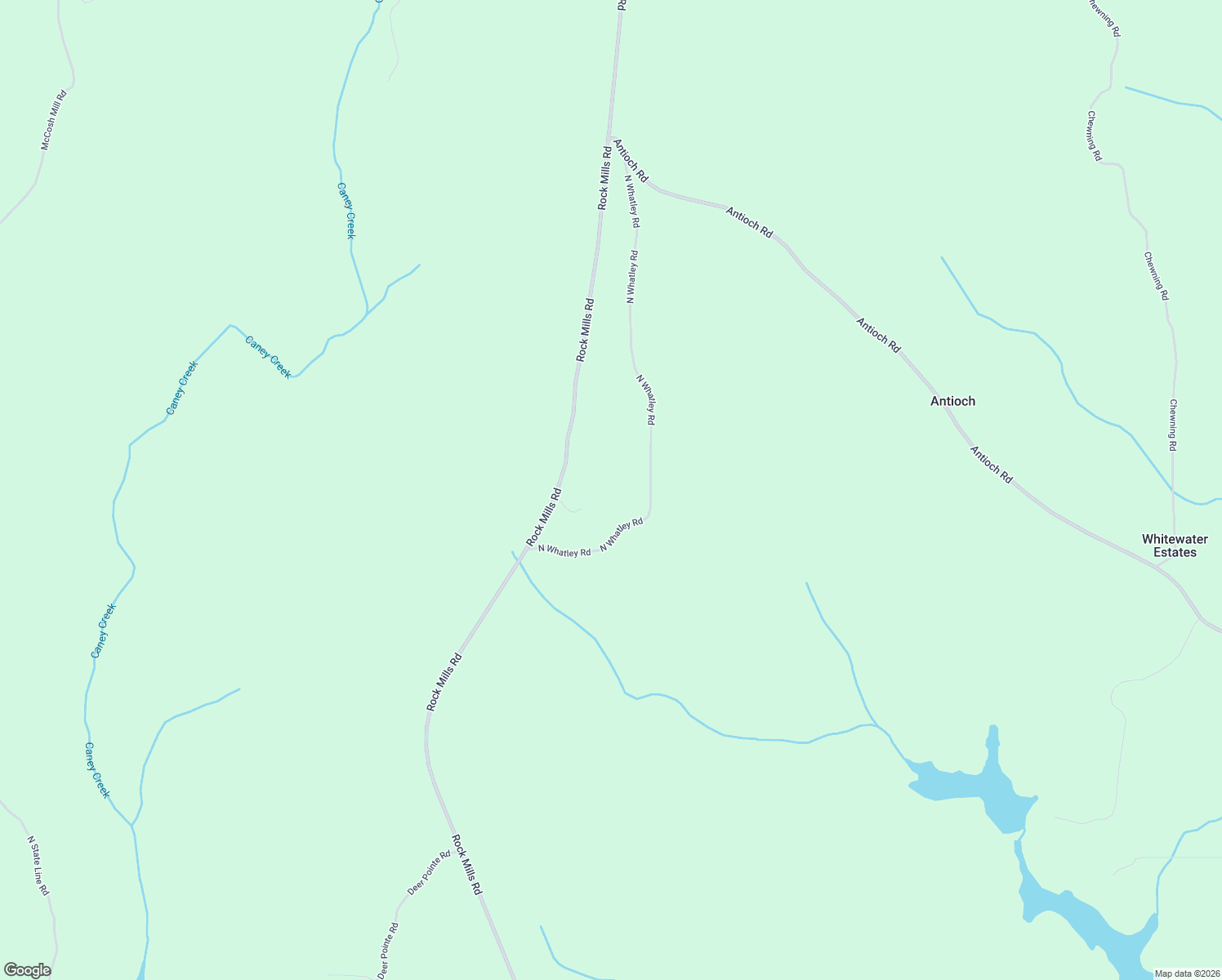 map of restaurants, bars, coffee shops, grocery stores, and more near 2384 Rock Mills Road in LaGrange