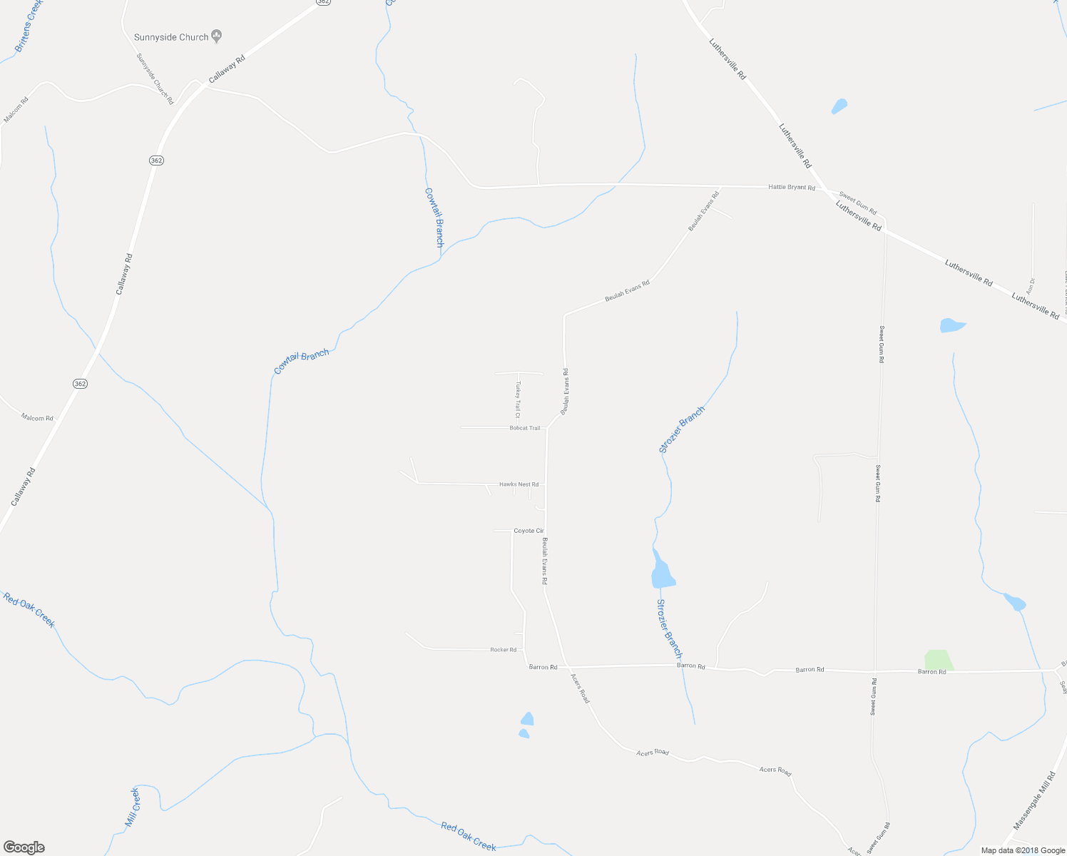 map of restaurants, bars, coffee shops, grocery stores, and more near 195 Bobcat Trail in Greenville
