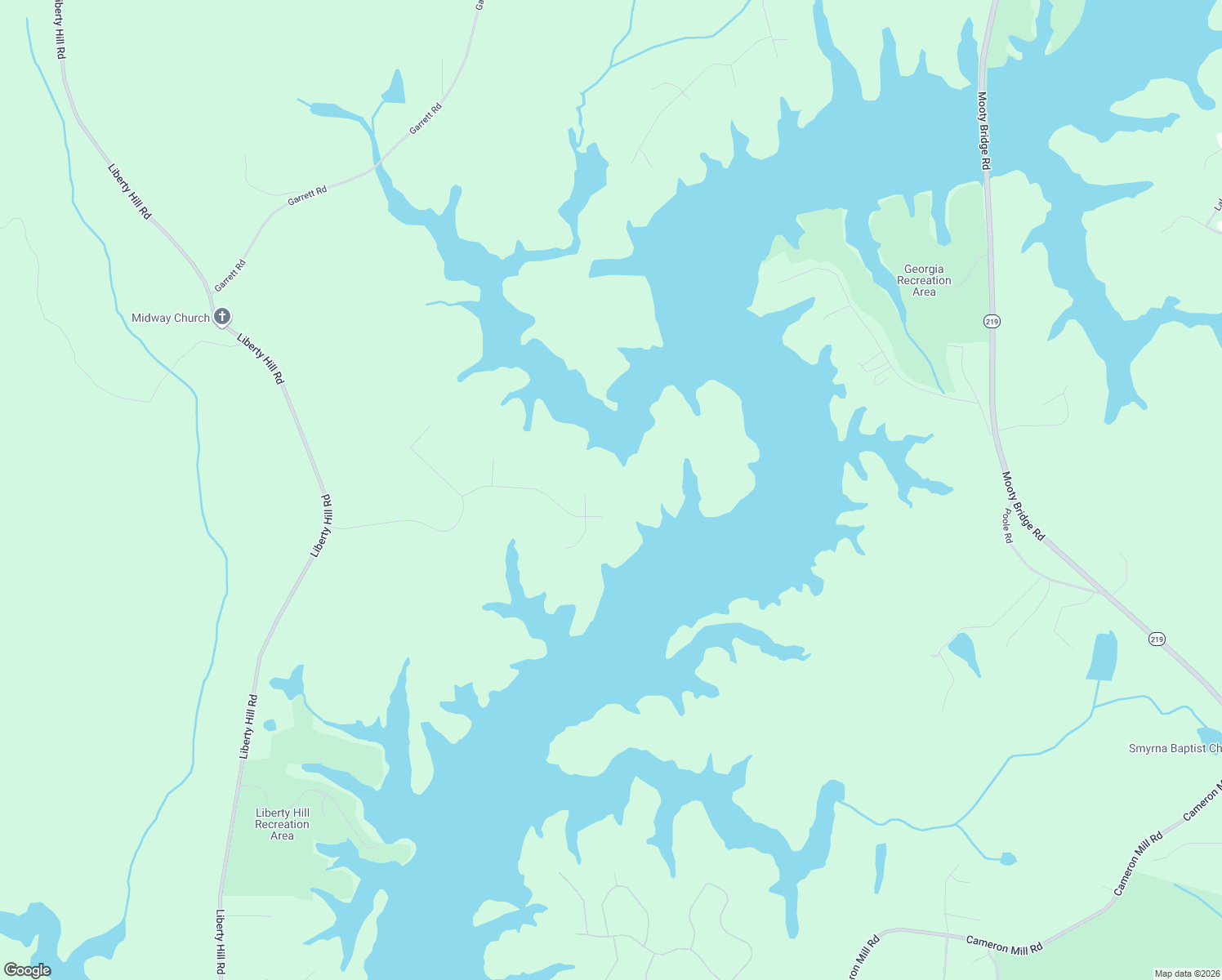 map of restaurants, bars, coffee shops, grocery stores, and more near 96 Firefly Run in LaGrange