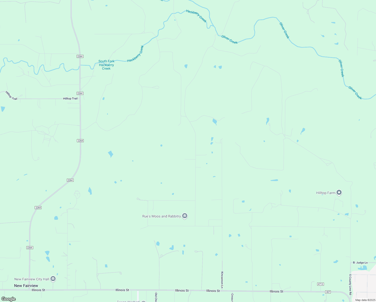 map of restaurants, bars, coffee shops, grocery stores, and more near 629 Christy Kay Ln in Rhome