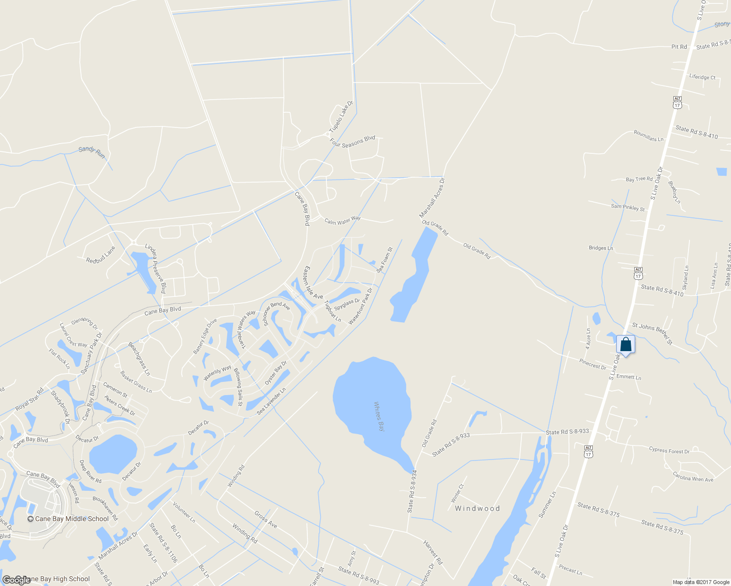 map of restaurants, bars, coffee shops, grocery stores, and more near 228 Waterfront Park Drive in Summerville