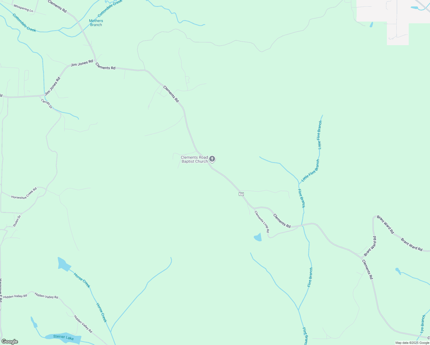 map of restaurants, bars, coffee shops, grocery stores, and more near 13577 Clements Road in Cottondale