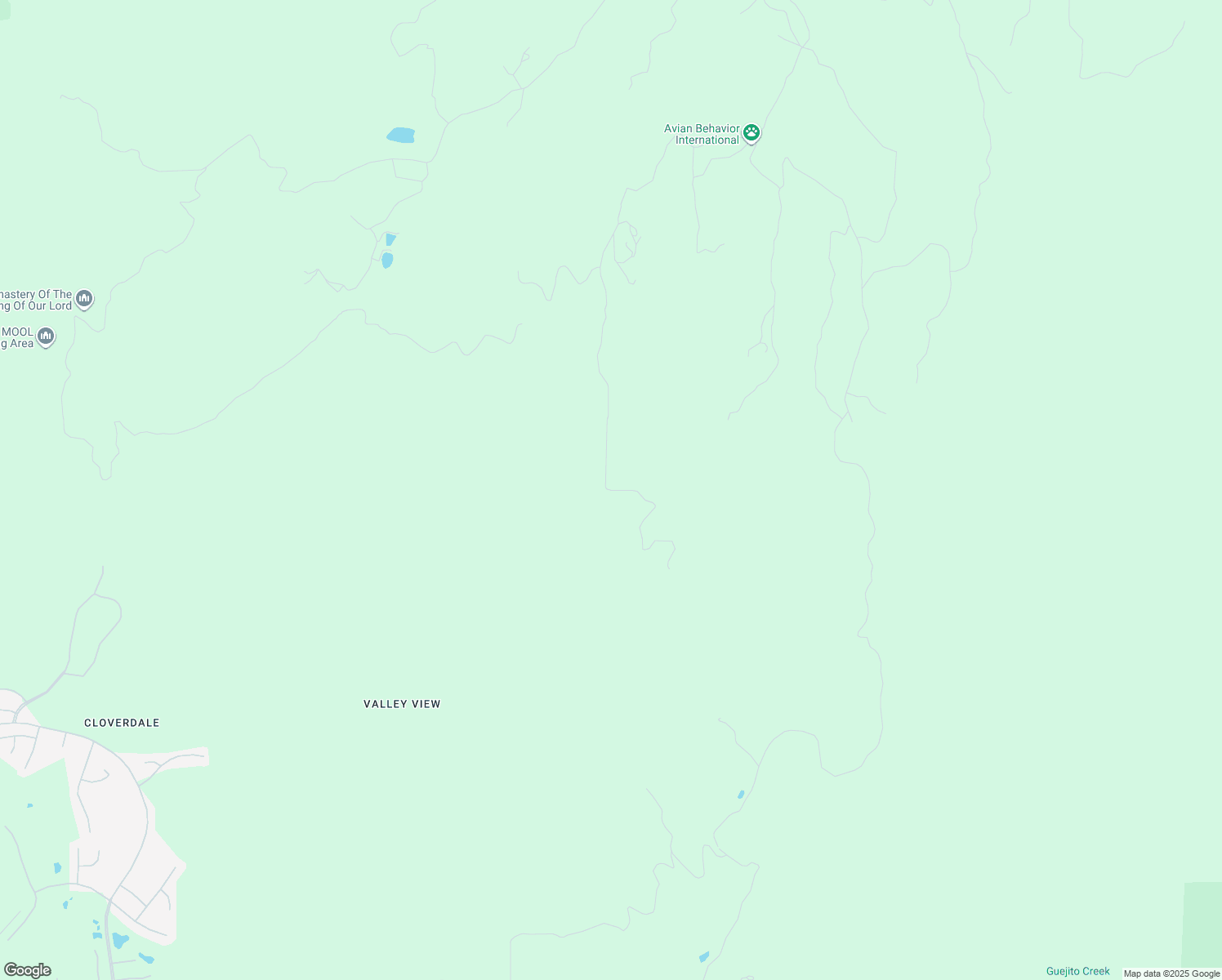map of restaurants, bars, coffee shops, grocery stores, and more near 23110 Old Wagon Road in Escondido