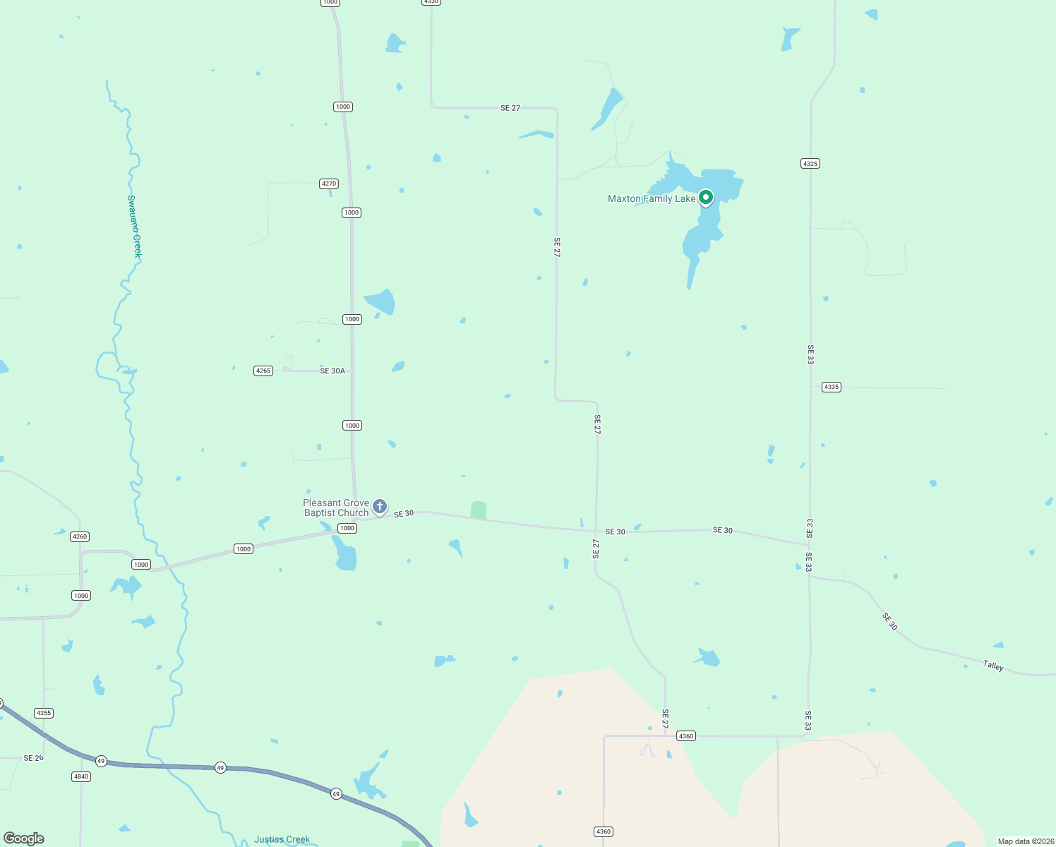 map of restaurants, bars, coffee shops, grocery stores, and more near 27 Southeast 27 in Cookville