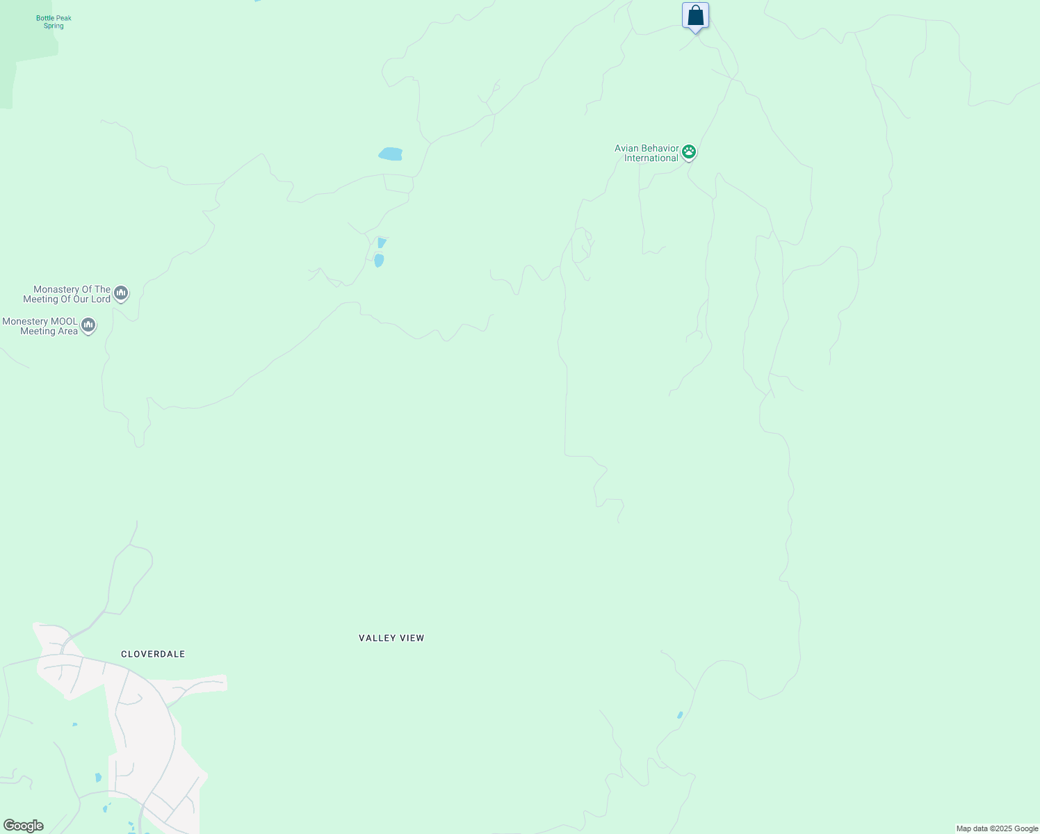 map of restaurants, bars, coffee shops, grocery stores, and more near 23110 Old Wagon Road in Escondido