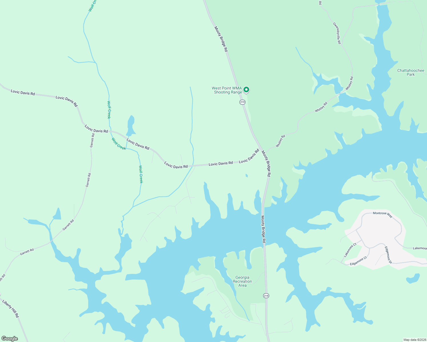 map of restaurants, bars, coffee shops, grocery stores, and more near 1051 Lovic Davis Road in LaGrange