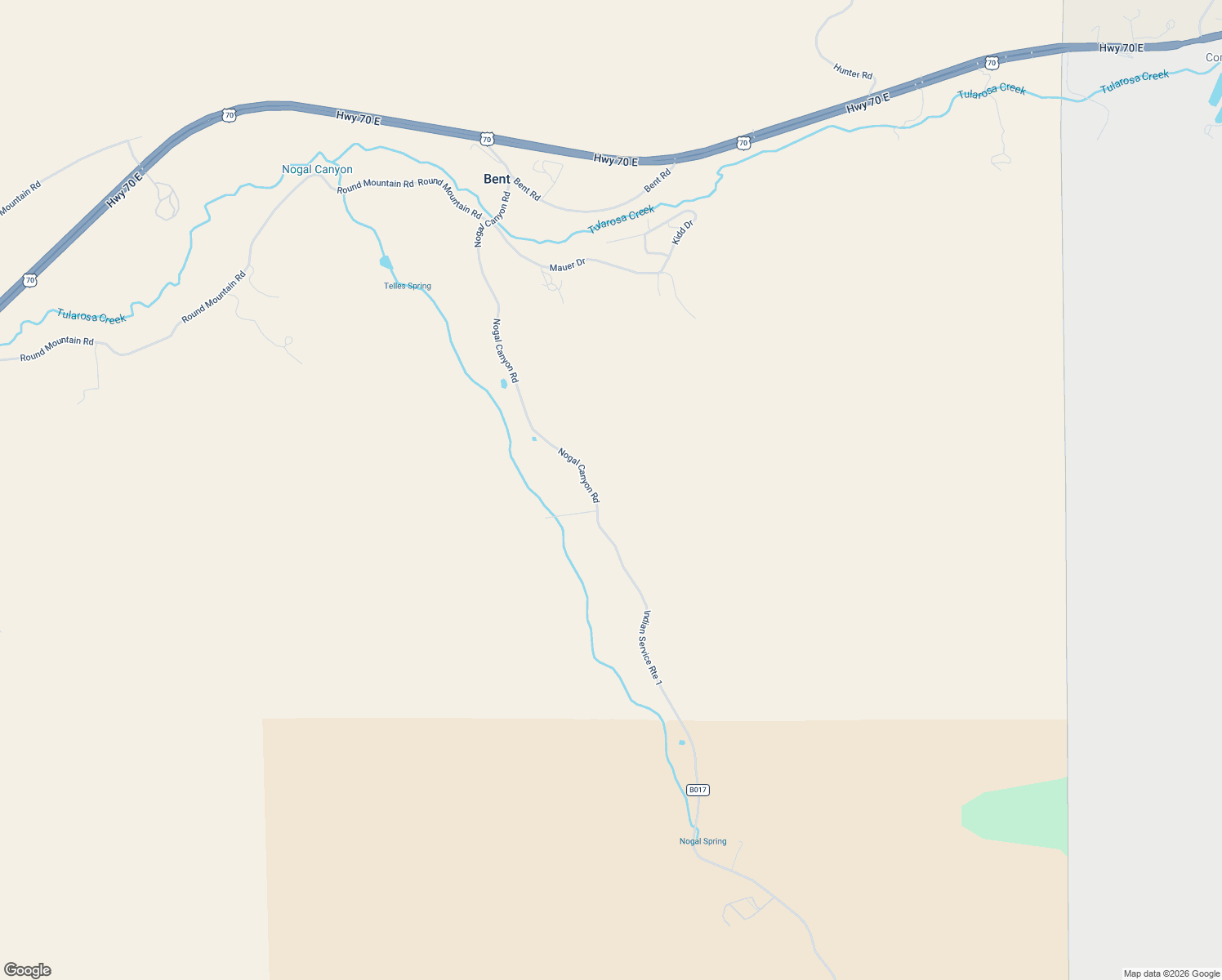map of restaurants, bars, coffee shops, grocery stores, and more near 121 Nogal Canyon Road in Bent