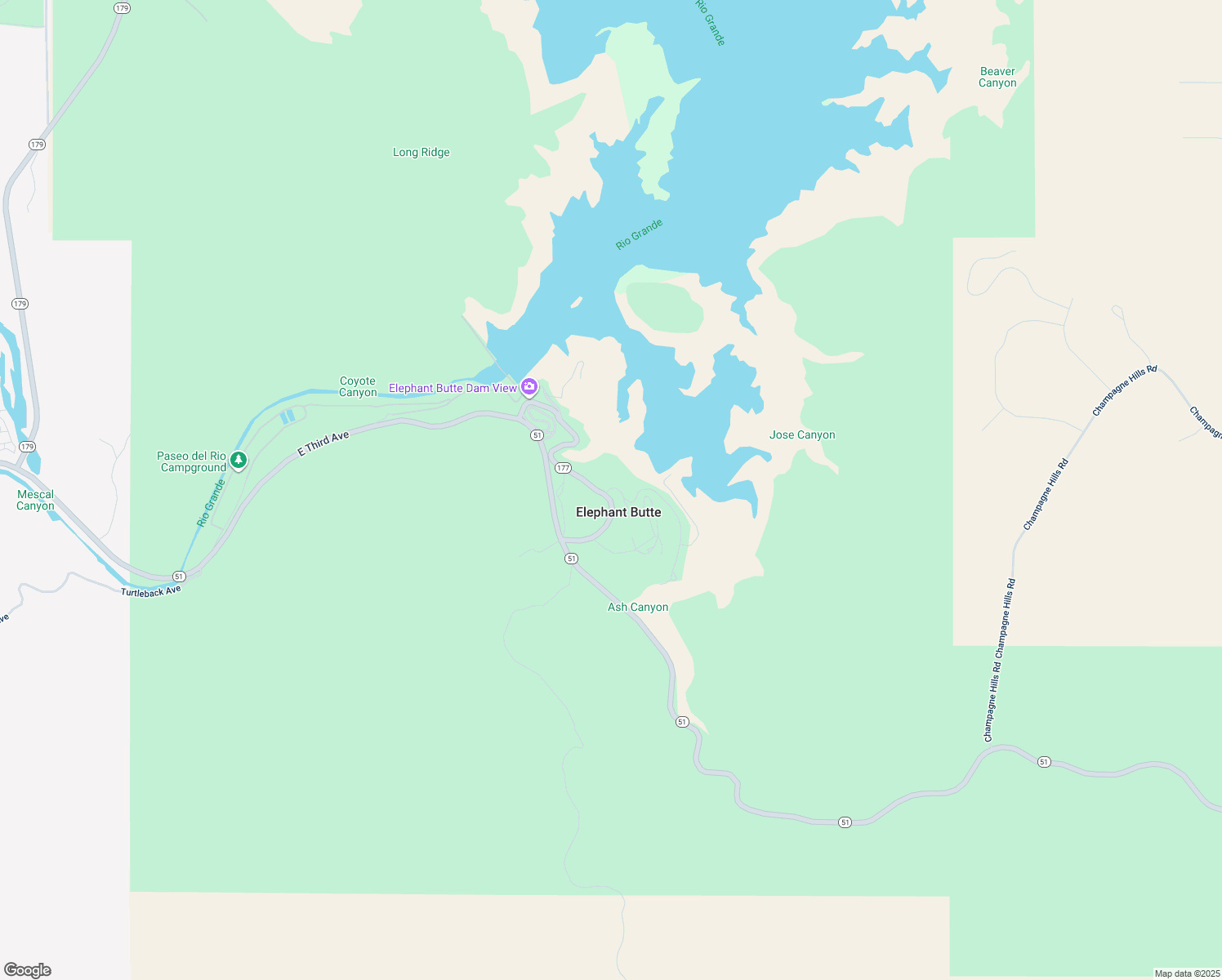 map of restaurants, bars, coffee shops, grocery stores, and more near 30 New Mexico 177 in Truth or Consequences