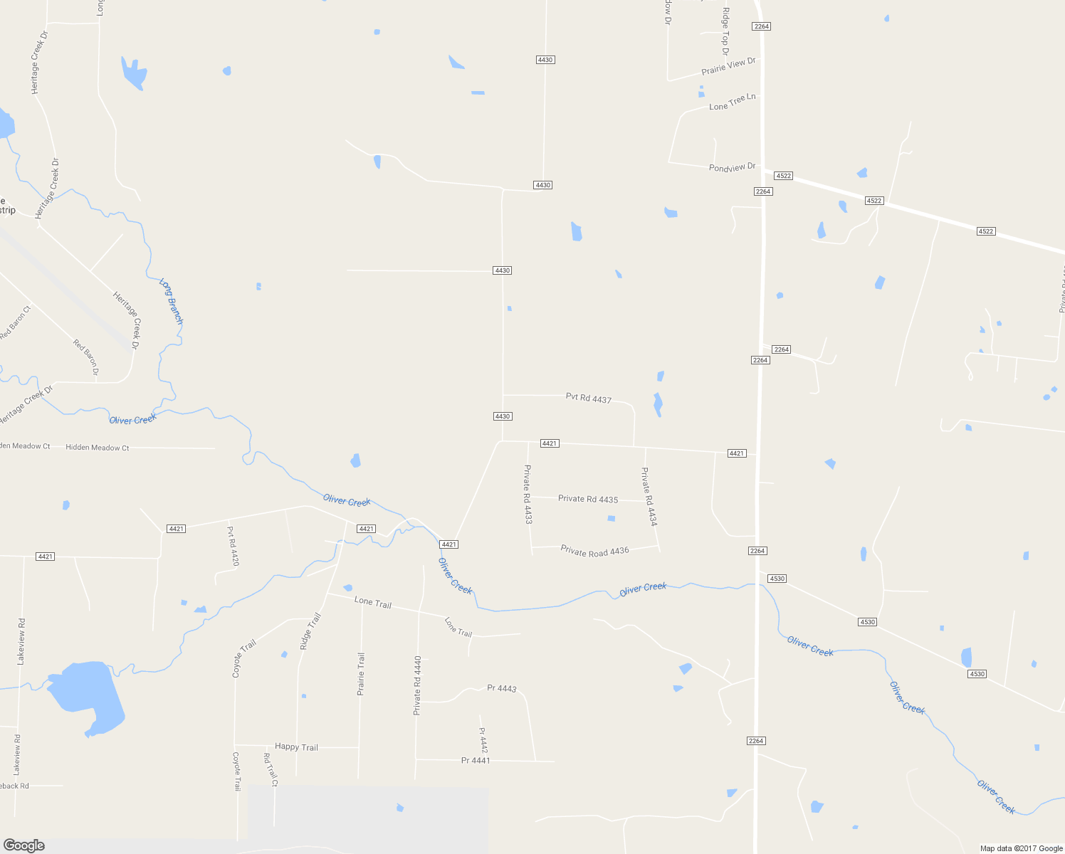 map of restaurants, bars, coffee shops, grocery stores, and more near 518 County Road 4421 in Rhome