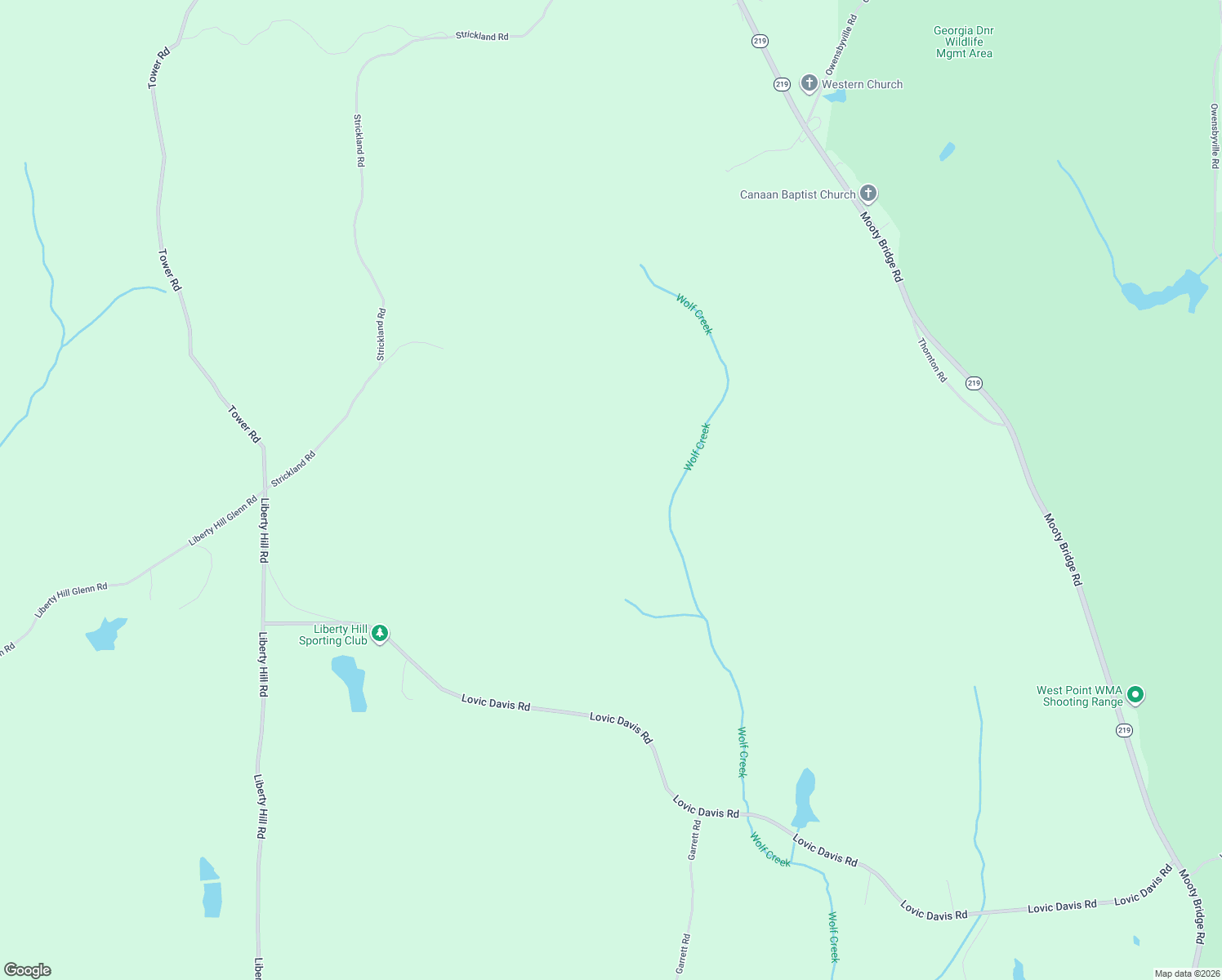 map of restaurants, bars, coffee shops, grocery stores, and more near 1051 Lovic Davis Road in LaGrange