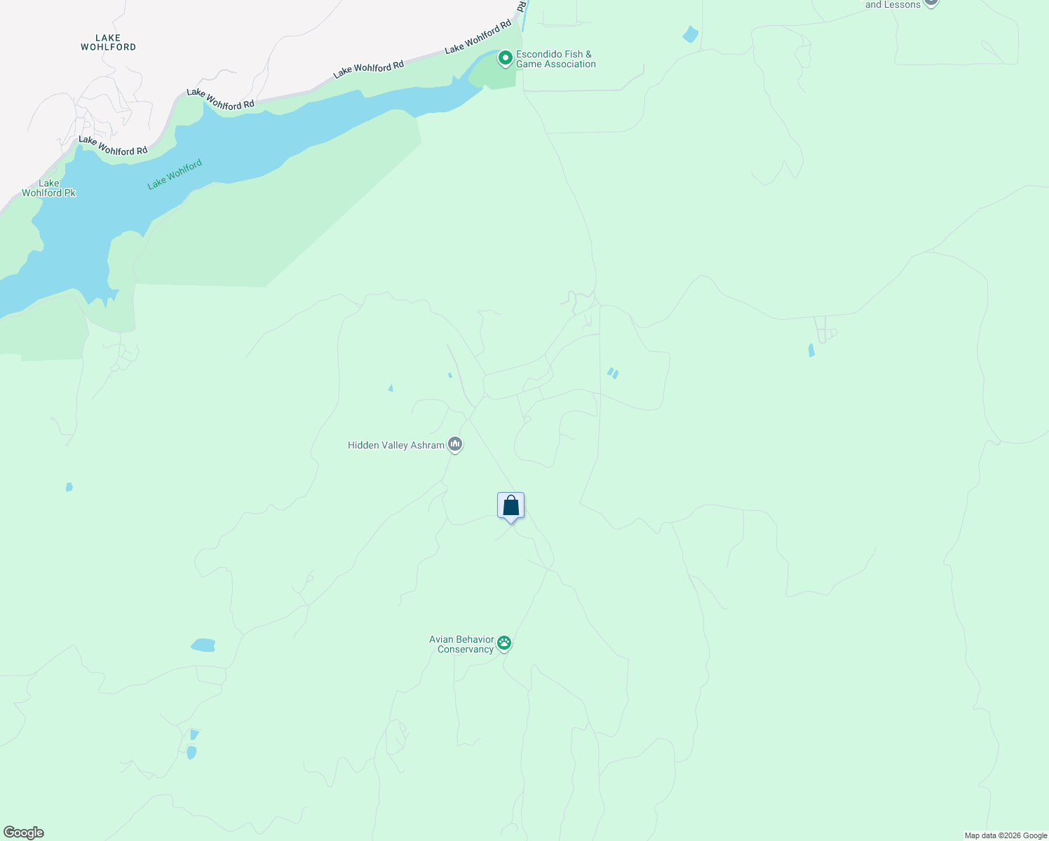 map of restaurants, bars, coffee shops, grocery stores, and more near 16757 Old Guejito Grade Road in Escondido