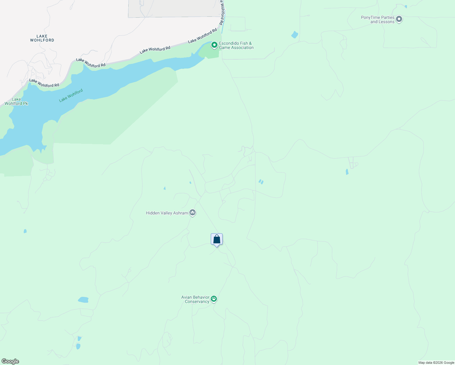 map of restaurants, bars, coffee shops, grocery stores, and more near 16757 Old Guejito Grade Road in Escondido