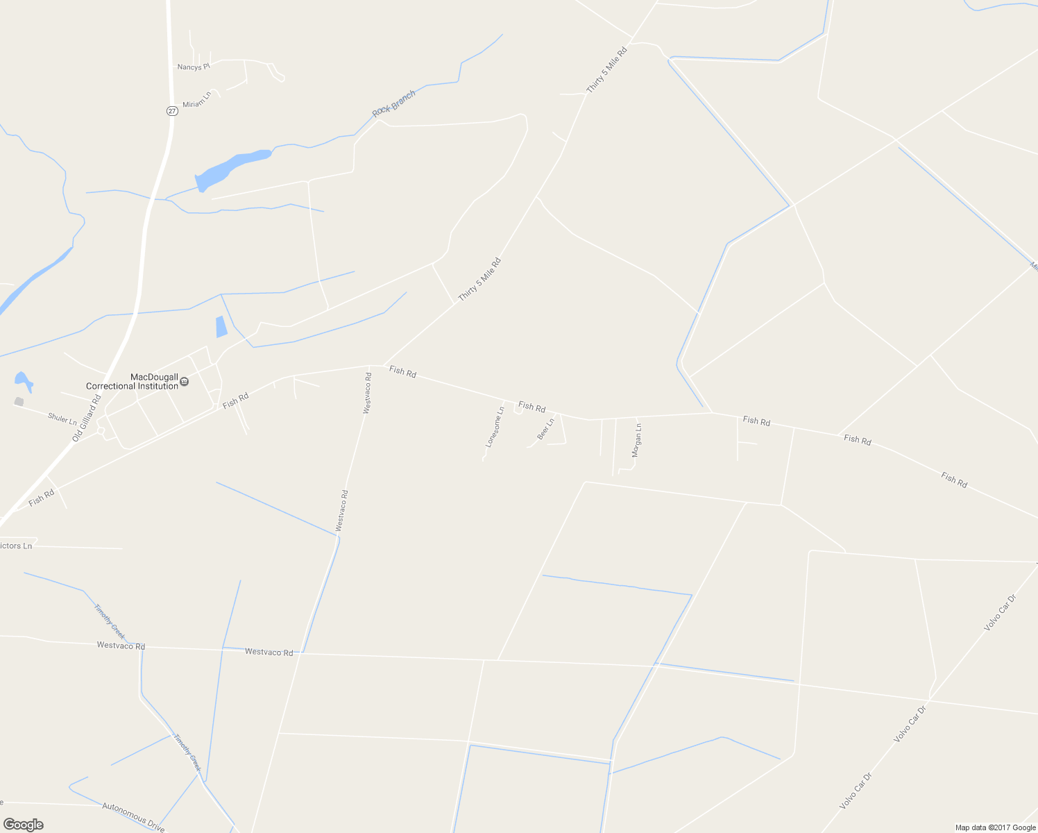 map of restaurants, bars, coffee shops, grocery stores, and more near 708 Dees Lane in Ridgeville