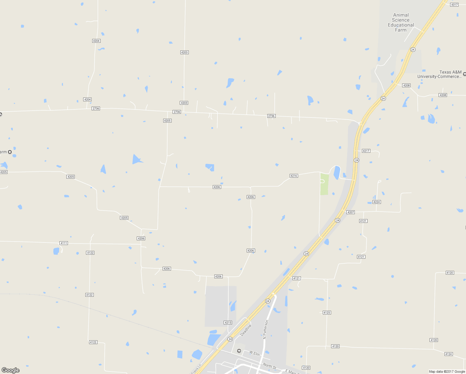 map of restaurants, bars, coffee shops, grocery stores, and more near 5266 County Road 4206 in Campbell