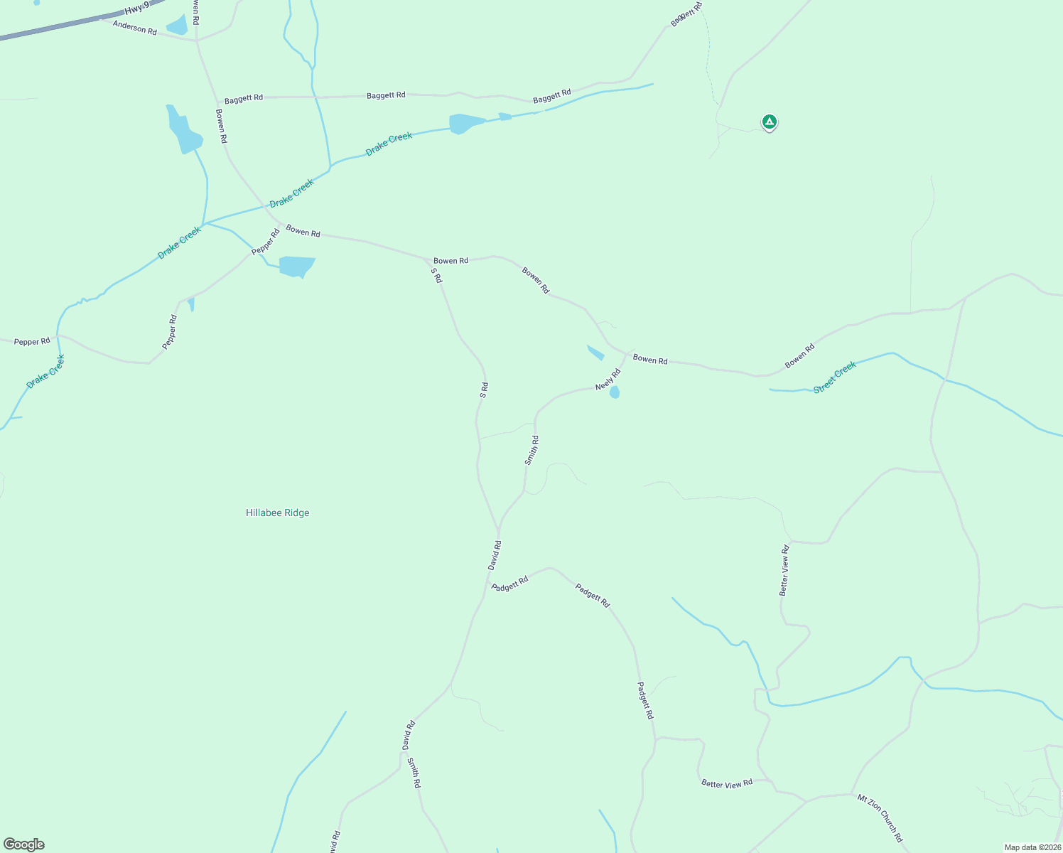 map of restaurants, bars, coffee shops, grocery stores, and more near Neely Road in Ashland