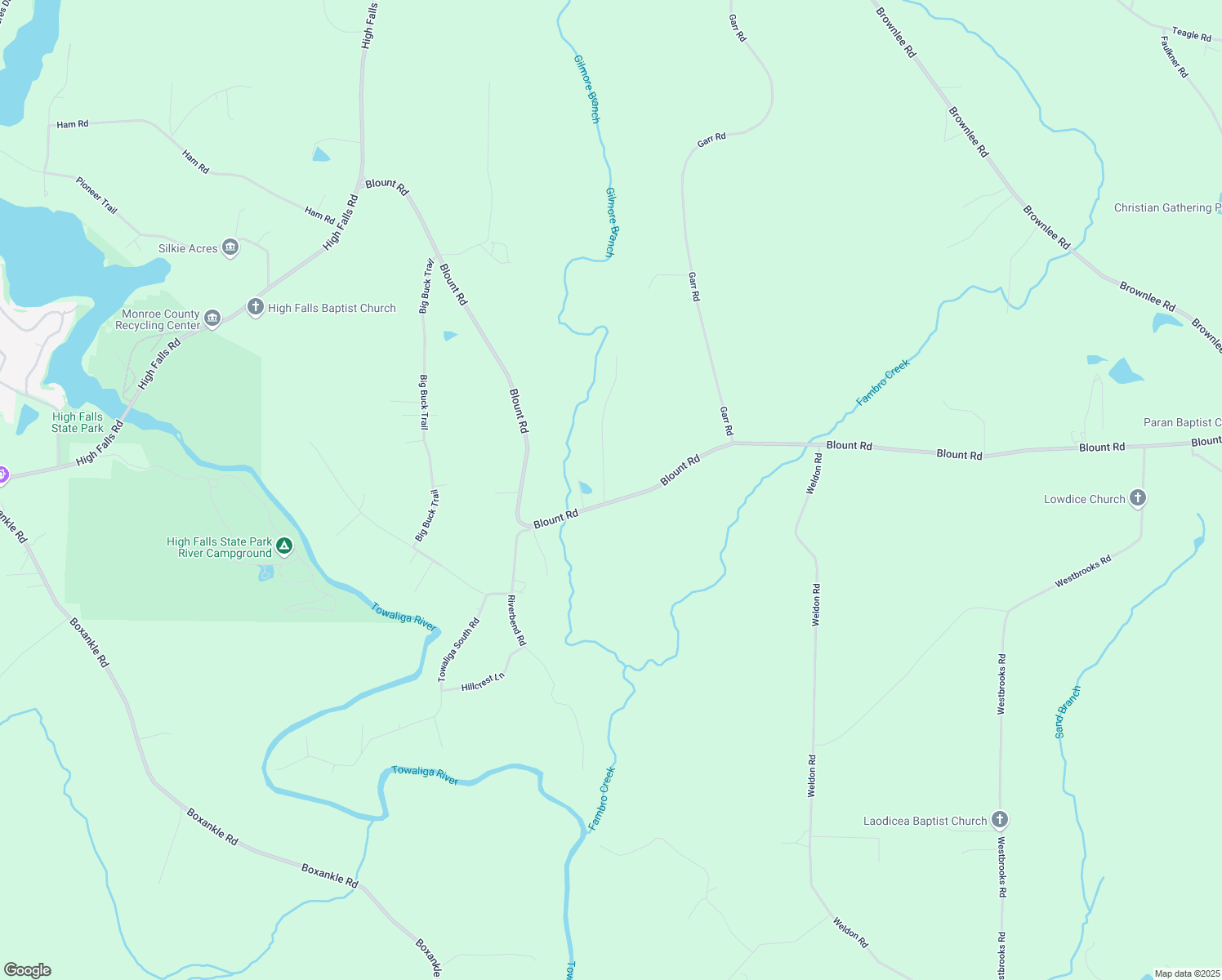 map of restaurants, bars, coffee shops, grocery stores, and more near 1031 Blount Road in Jackson