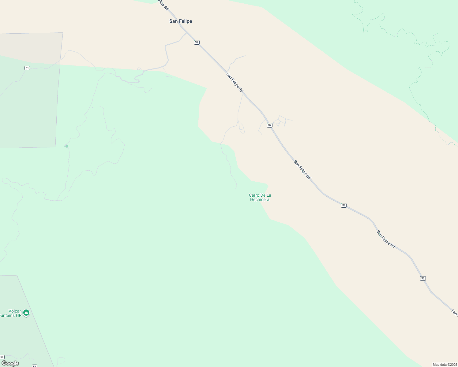 map of restaurants, bars, coffee shops, grocery stores, and more near 25550 San Felipe Road in Warner Springs