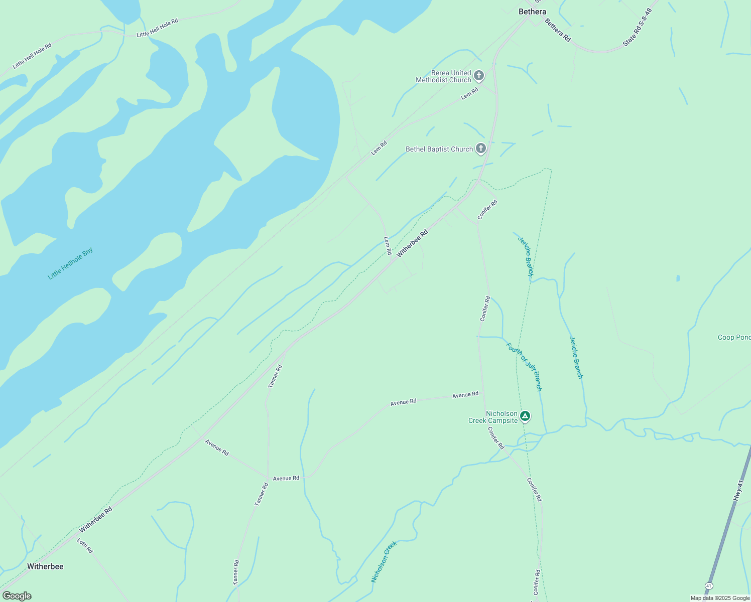 map of restaurants, bars, coffee shops, grocery stores, and more near 817 Murrayhill Lane in Cordesville
