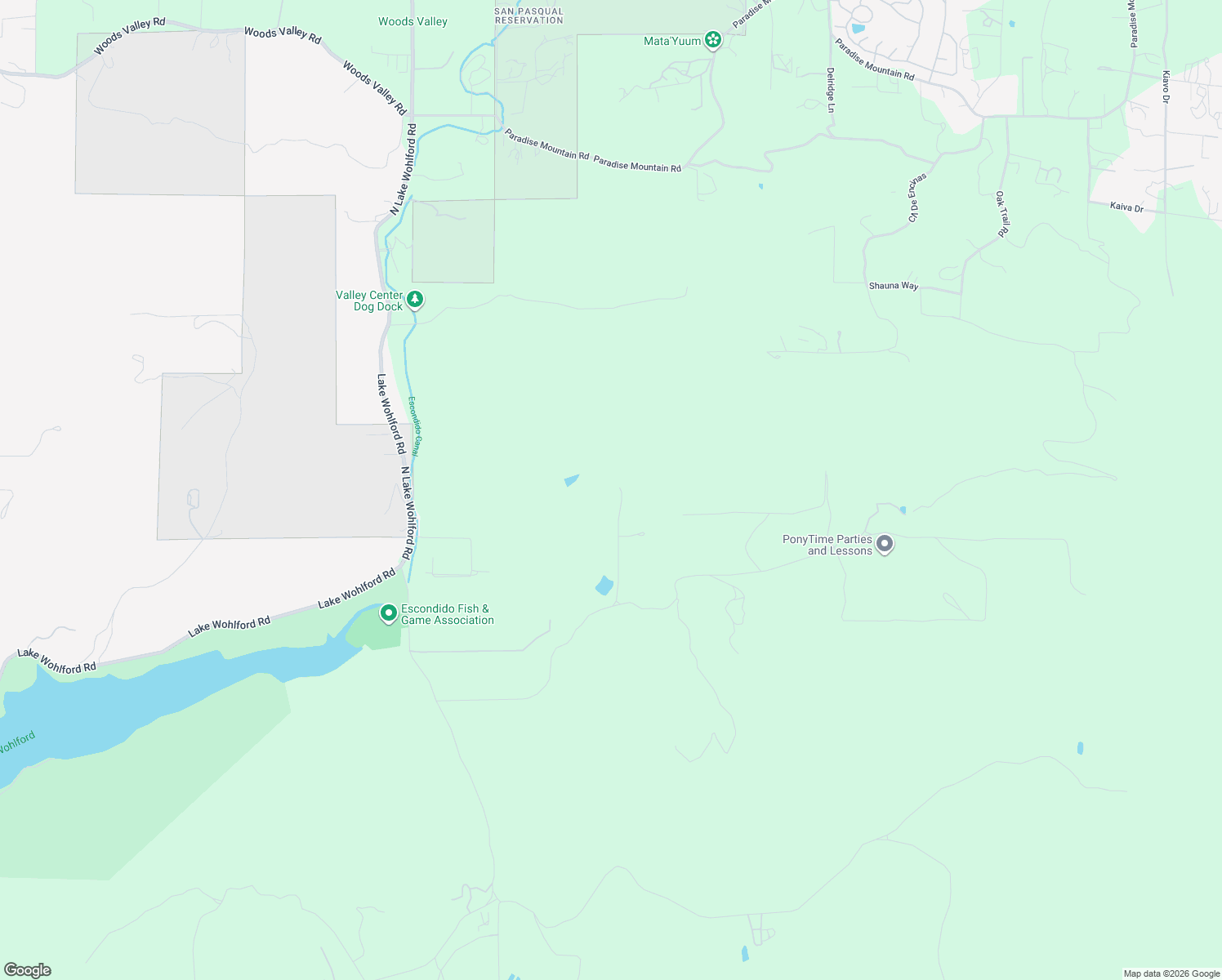 map of restaurants, bars, coffee shops, grocery stores, and more near 26086 Bear Valley Heights Road in Escondido