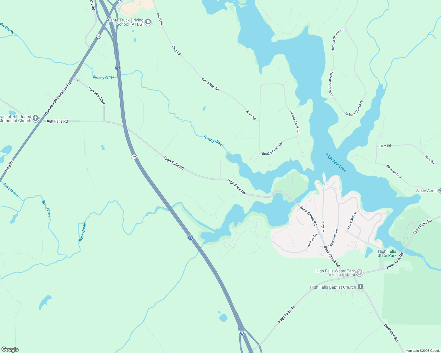 map of restaurants, bars, coffee shops, grocery stores, and more near 199 Dogwood Circle in Jackson