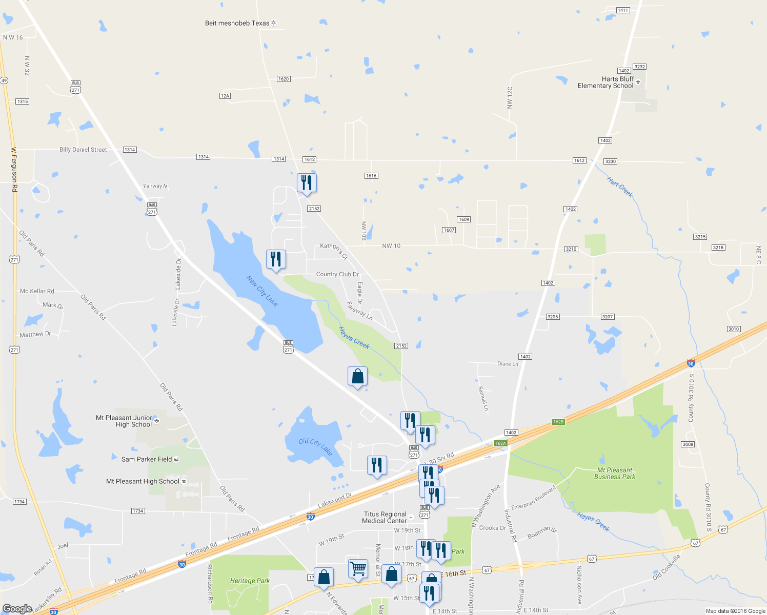 map of restaurants, bars, coffee shops, grocery stores, and more near 3012 Masters Drive in Mount Pleasant