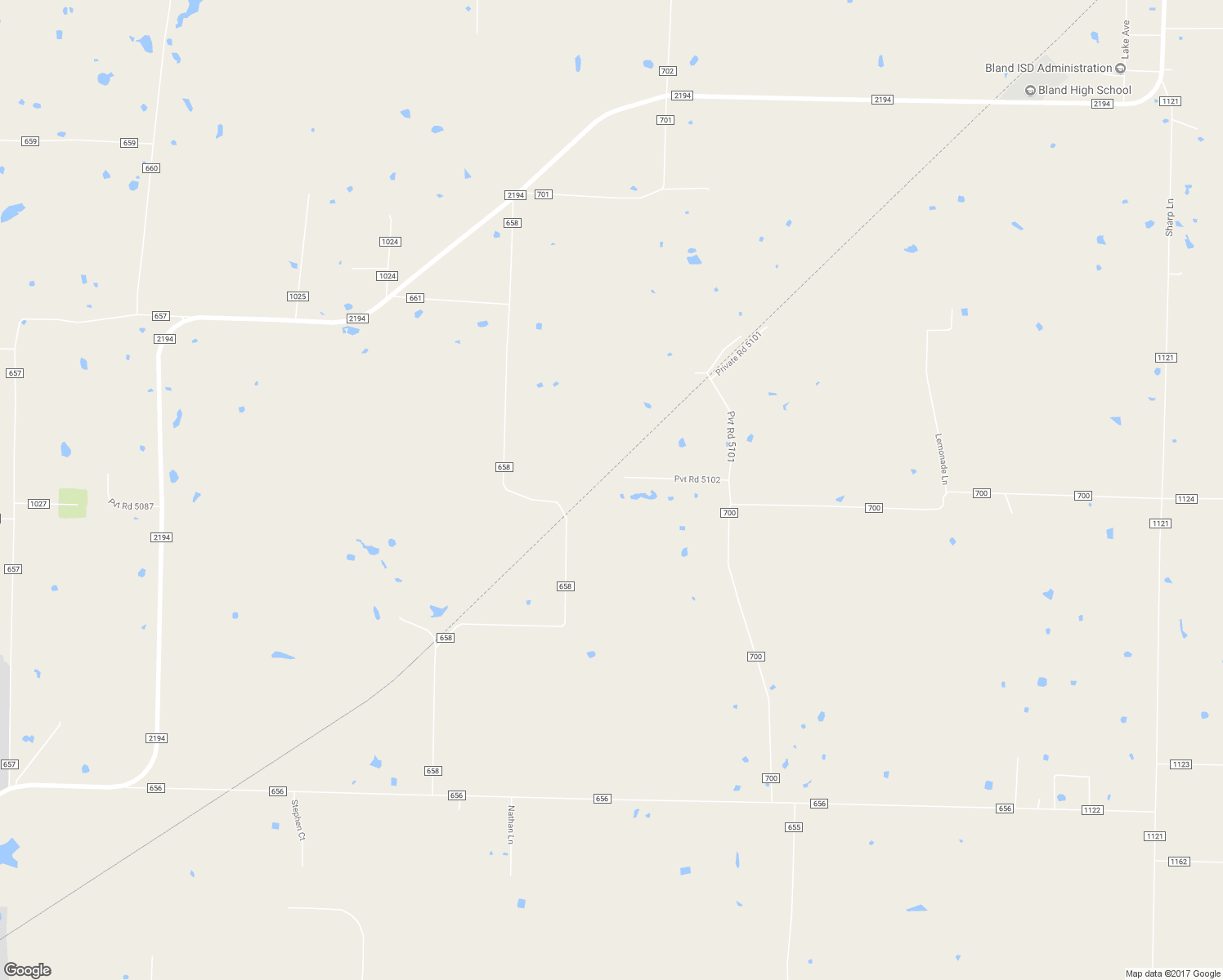 map of restaurants, bars, coffee shops, grocery stores, and more near 18652 Pvt Road 5102 in Farmersville