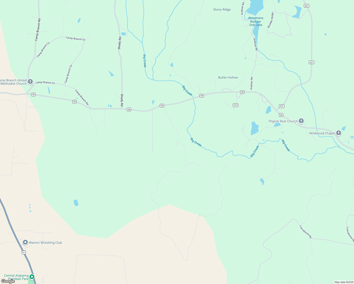 map of restaurants, bars, coffee shops, grocery stores, and more near 806 Settlers Ridge in Alabaster