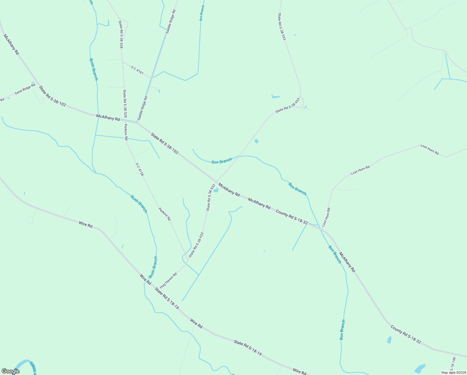 map of restaurants, bars, coffee shops, grocery stores, and more near 1737 McAlhany Road in Branchville