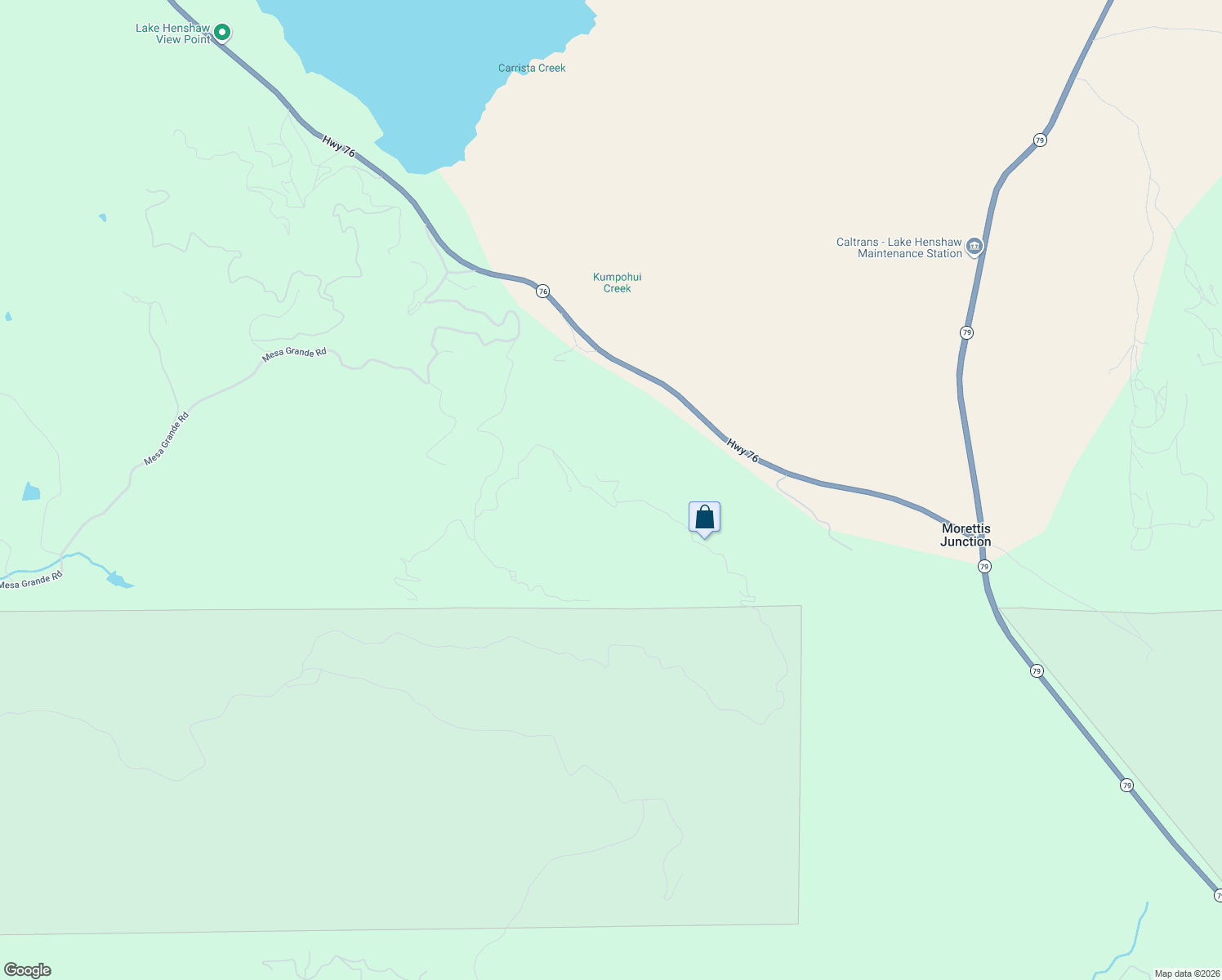 map of restaurants, bars, coffee shops, grocery stores, and more near Unnamed Road in Santa Ysabel