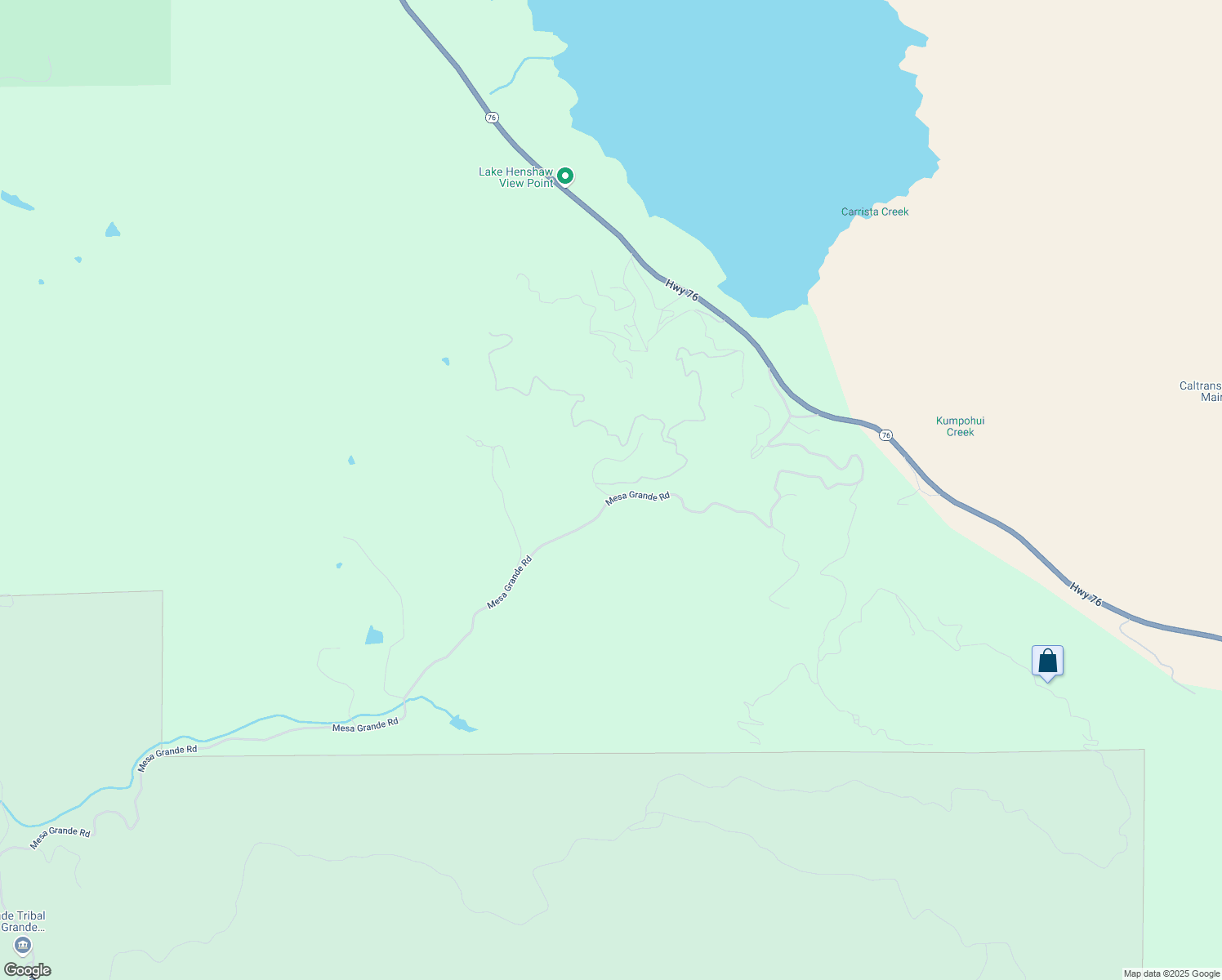 map of restaurants, bars, coffee shops, grocery stores, and more near Bobcat Trail in San Diego County