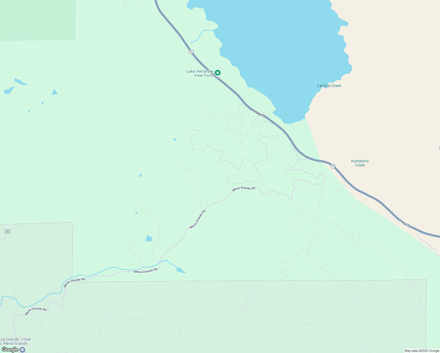map of restaurants, bars, coffee shops, grocery stores, and more near 27369 Bobcat Trail in Santa Ysabel