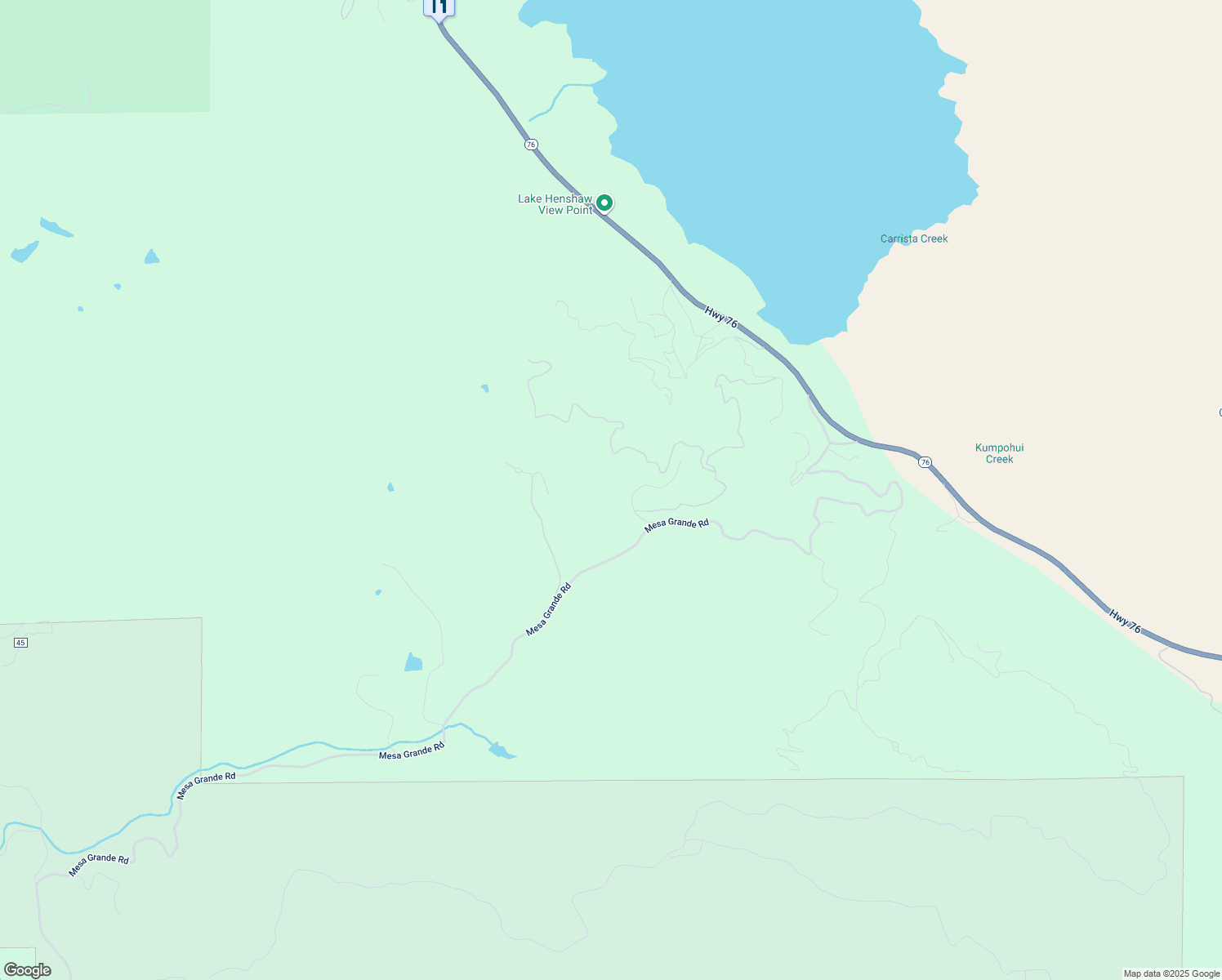 map of restaurants, bars, coffee shops, grocery stores, and more near 27369 Bobcat Trail in Santa Ysabel