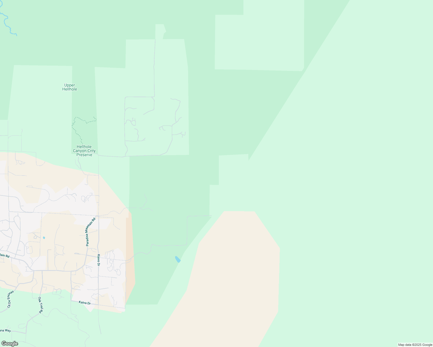 map of restaurants, bars, coffee shops, grocery stores, and more near Paradise Mountain Road in Valley Center