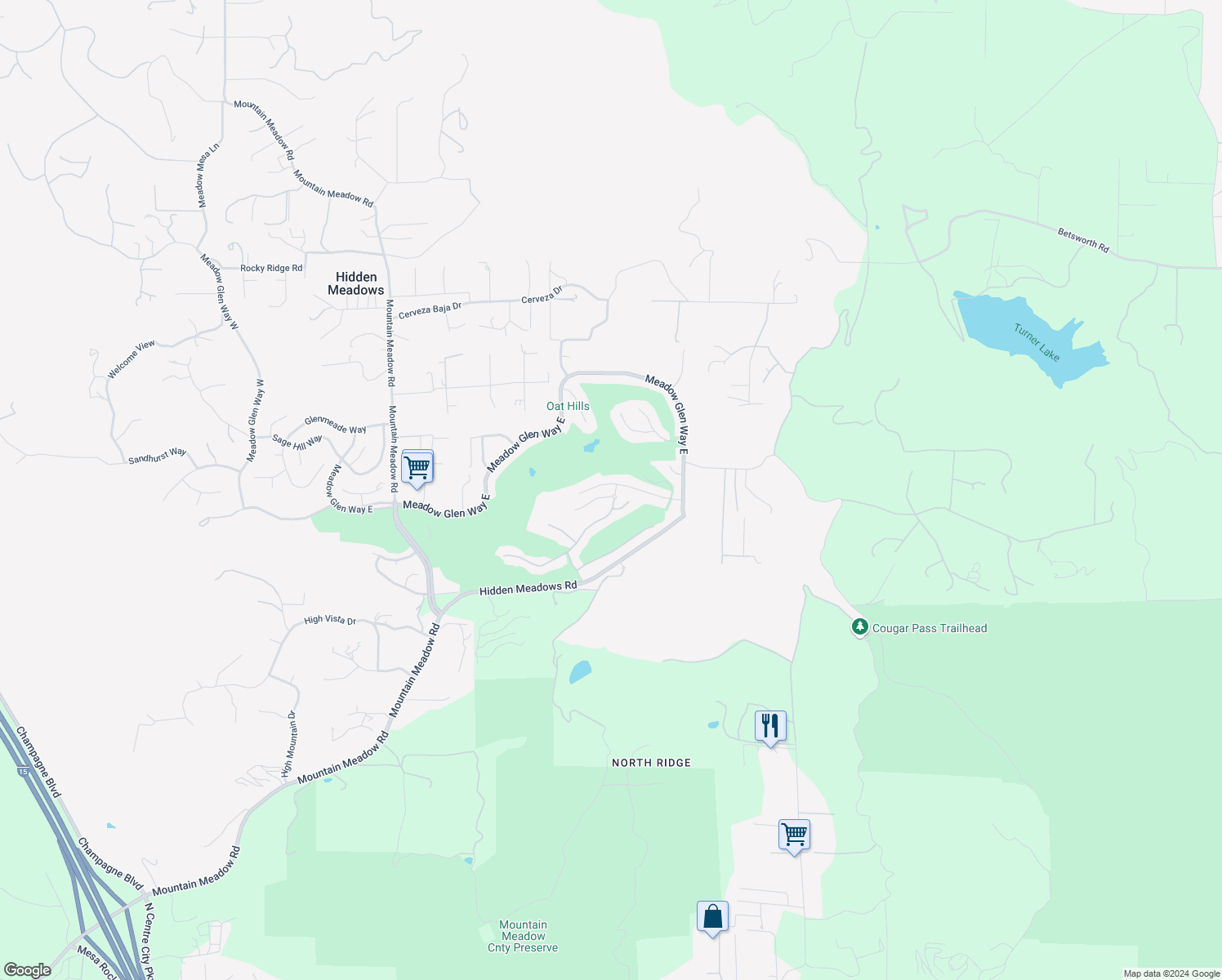 map of restaurants, bars, coffee shops, grocery stores, and more near 27805 Dogwood Glen in Escondido