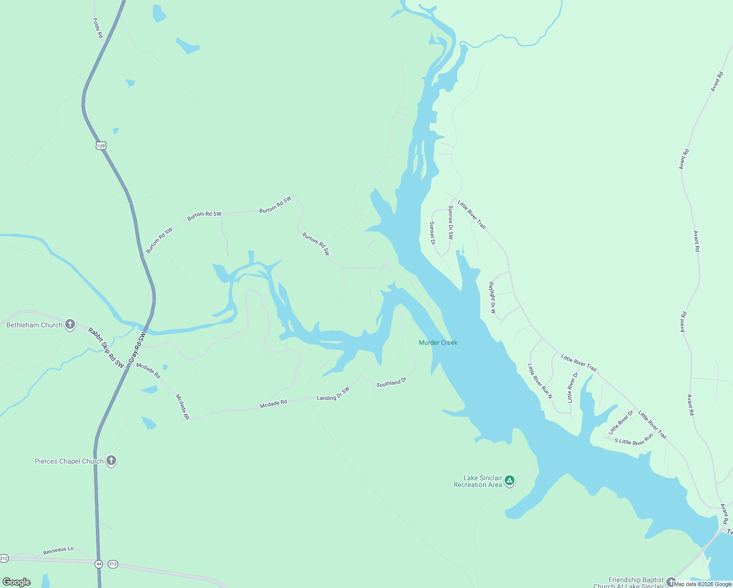 map of restaurants, bars, coffee shops, grocery stores, and more near 84 Franklin Rd in Eatonton