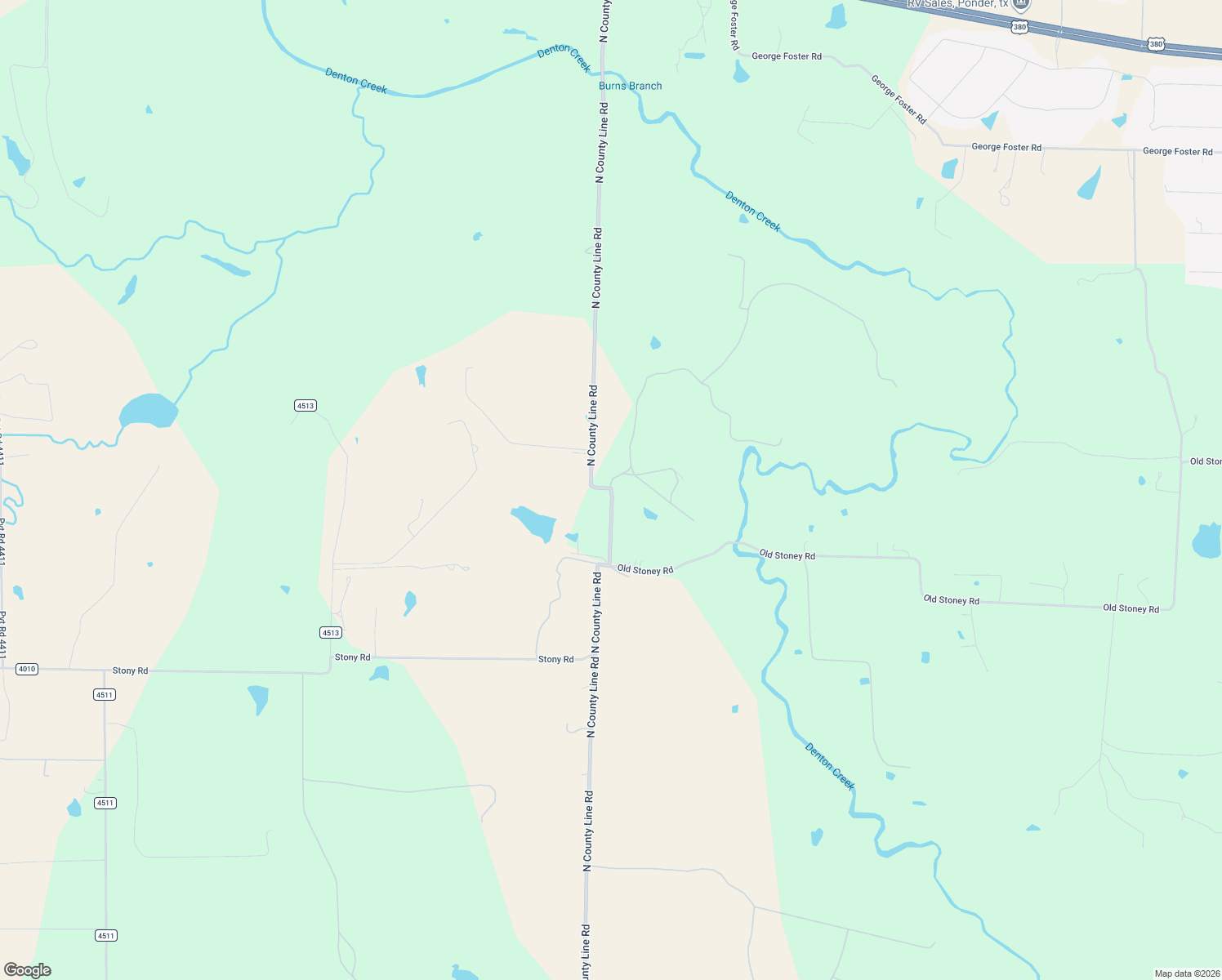 map of restaurants, bars, coffee shops, grocery stores, and more near 20029 North County Line Road in Ponder