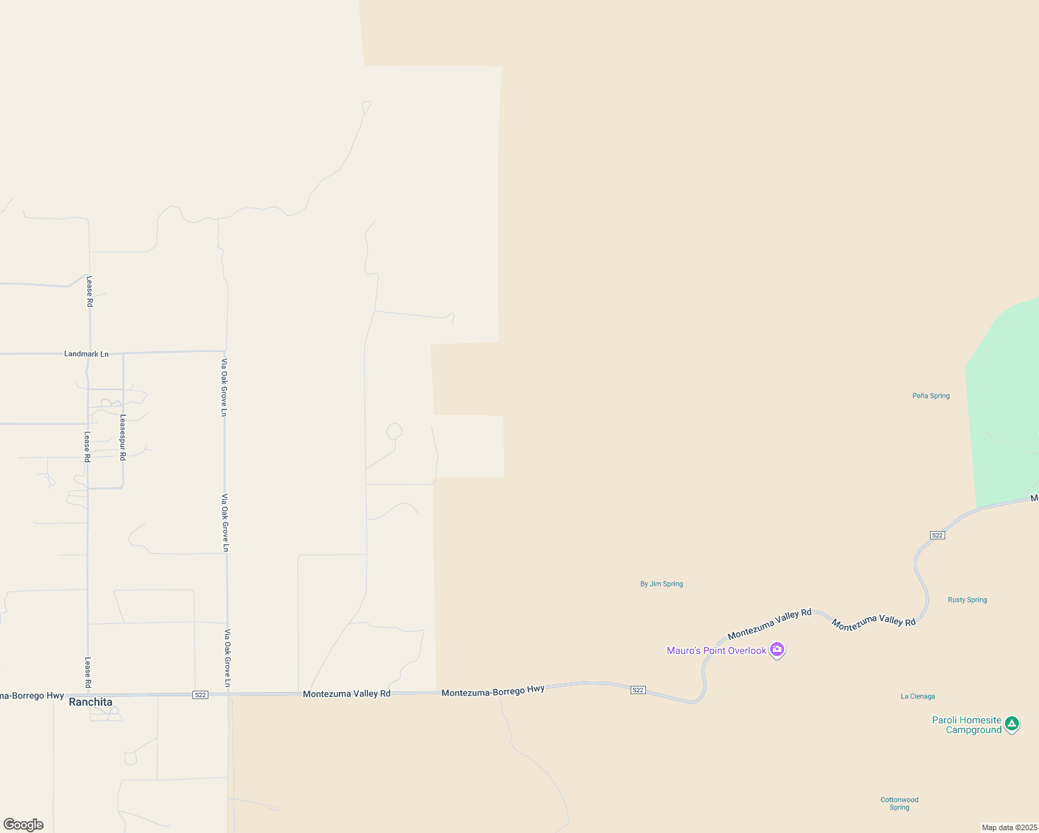 map of restaurants, bars, coffee shops, grocery stores, and more near in Ranchita