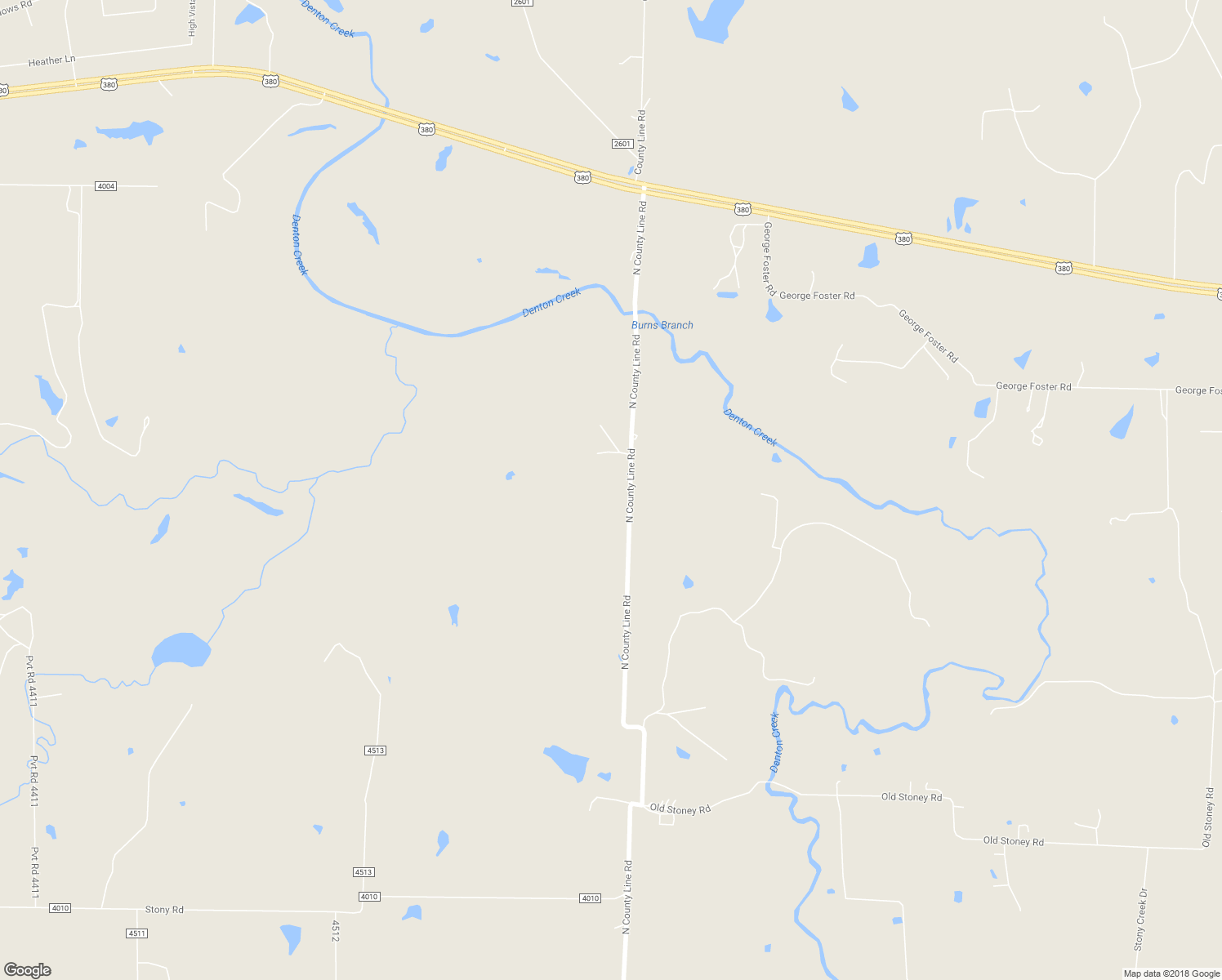 map of restaurants, bars, coffee shops, grocery stores, and more near 19771 North County Line Road in Ponder