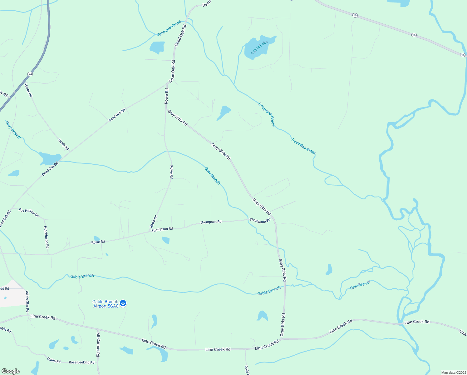 map of restaurants, bars, coffee shops, grocery stores, and more near 700 Gray Girls Rd in Senoia