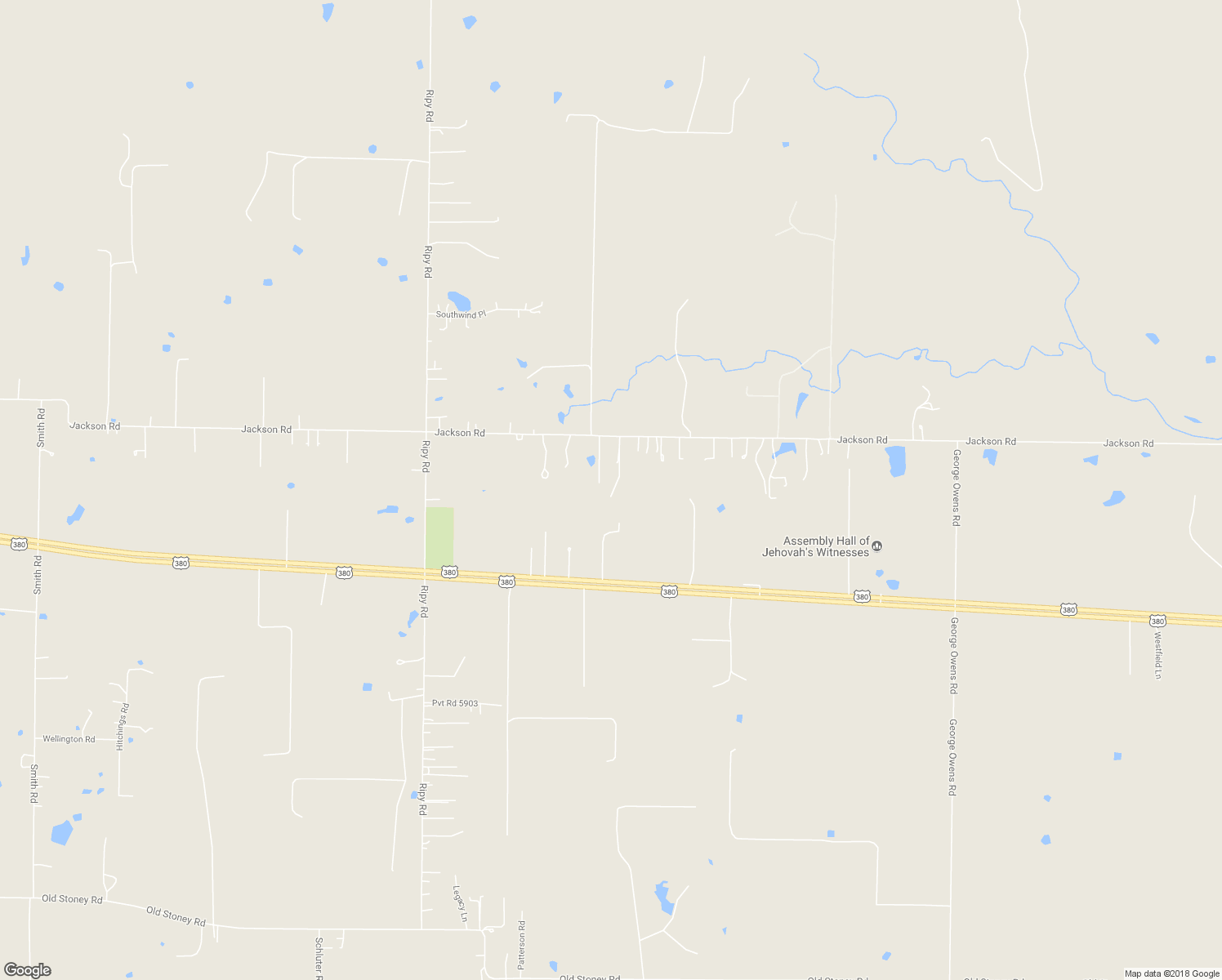 map of restaurants, bars, coffee shops, grocery stores, and more near 10903 Jackson Rd in Krum