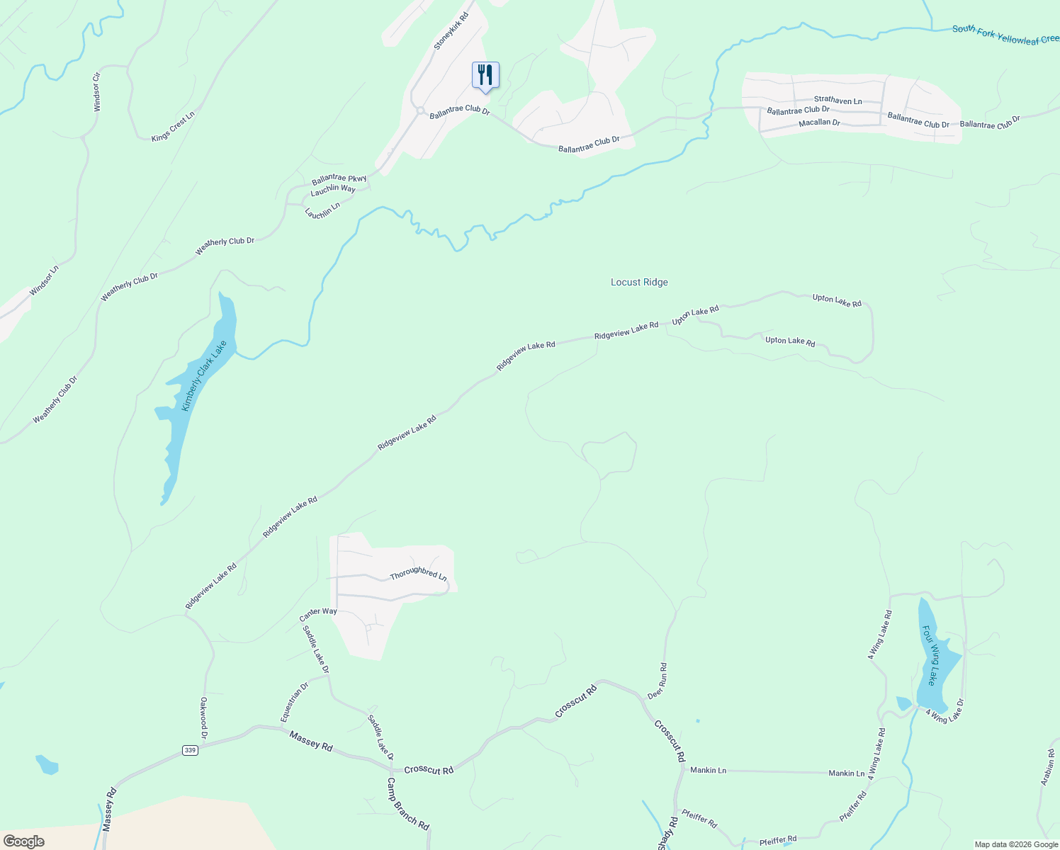 map of restaurants, bars, coffee shops, grocery stores, and more near 1528 Deer Run Road in Alabaster