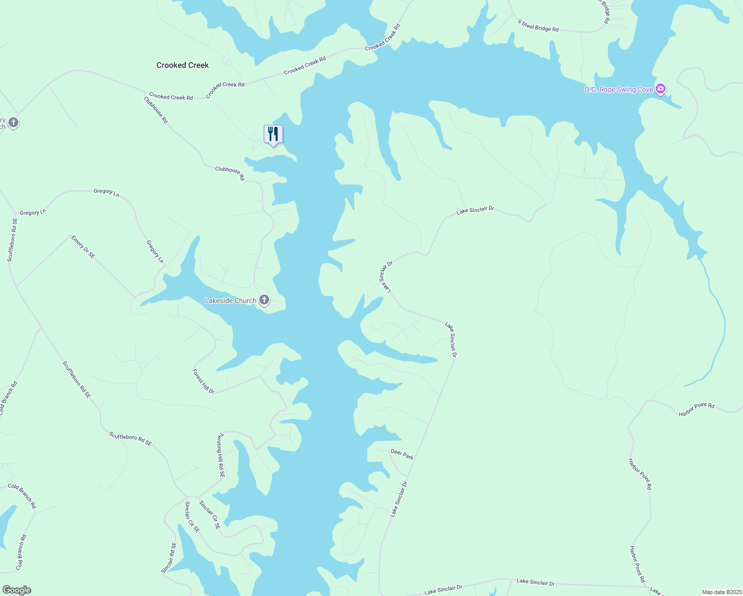 map of restaurants, bars, coffee shops, grocery stores, and more near 64 Scalybark Drive in Sparta