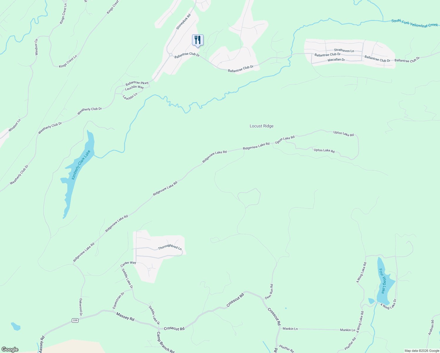 map of restaurants, bars, coffee shops, grocery stores, and more near 1528 Deer Run Road in Alabaster