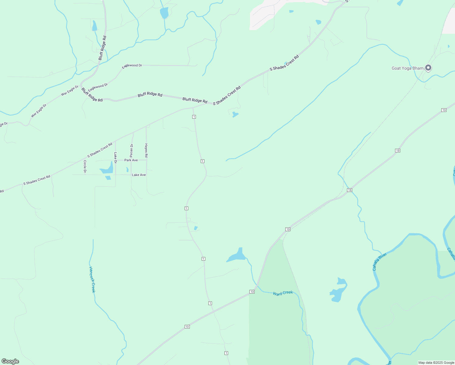 map of restaurants, bars, coffee shops, grocery stores, and more near 200 South Cove Court in Bessemer