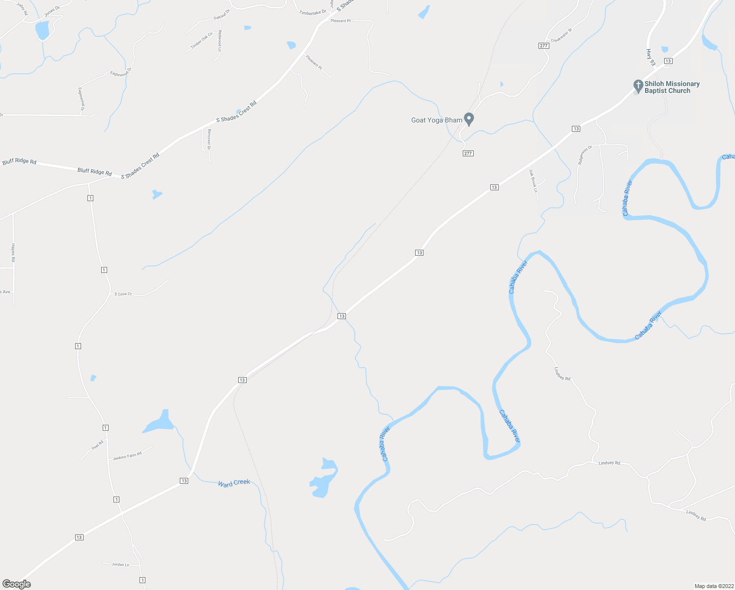 map of restaurants, bars, coffee shops, grocery stores, and more near 6092 County Road 13 in Helena
