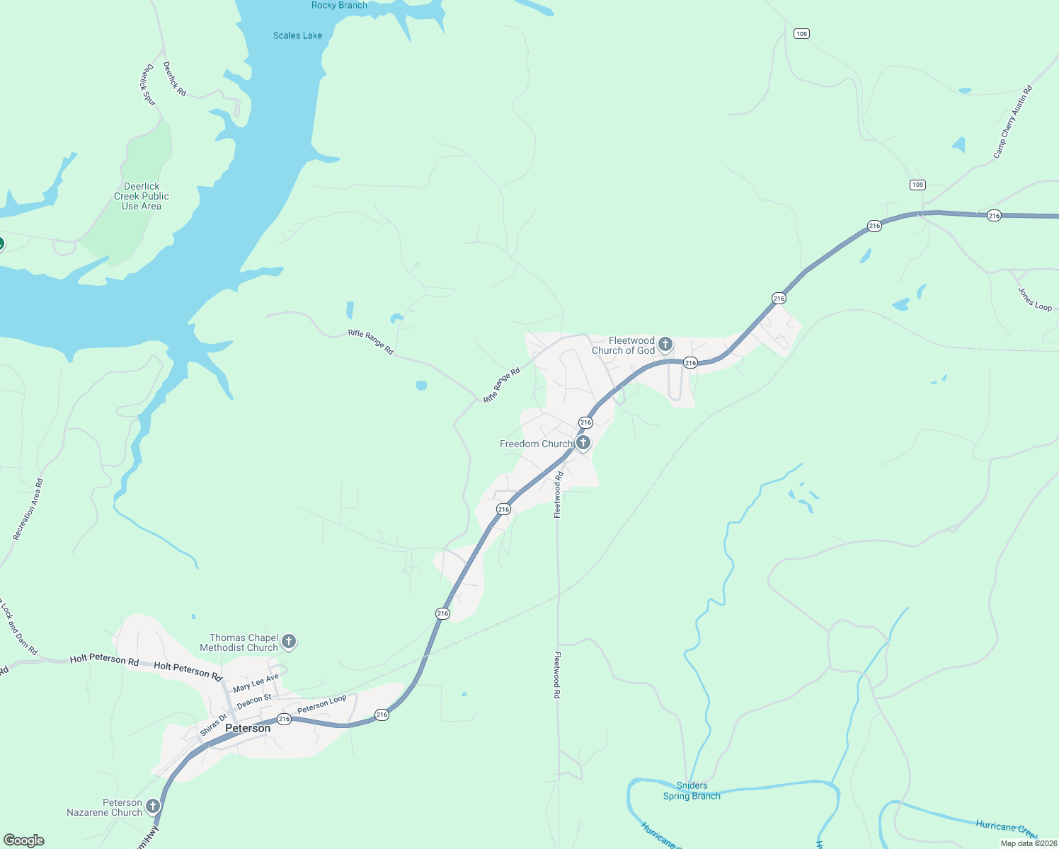 map of restaurants, bars, coffee shops, grocery stores, and more near 13485 Reedy Drive in Cottondale